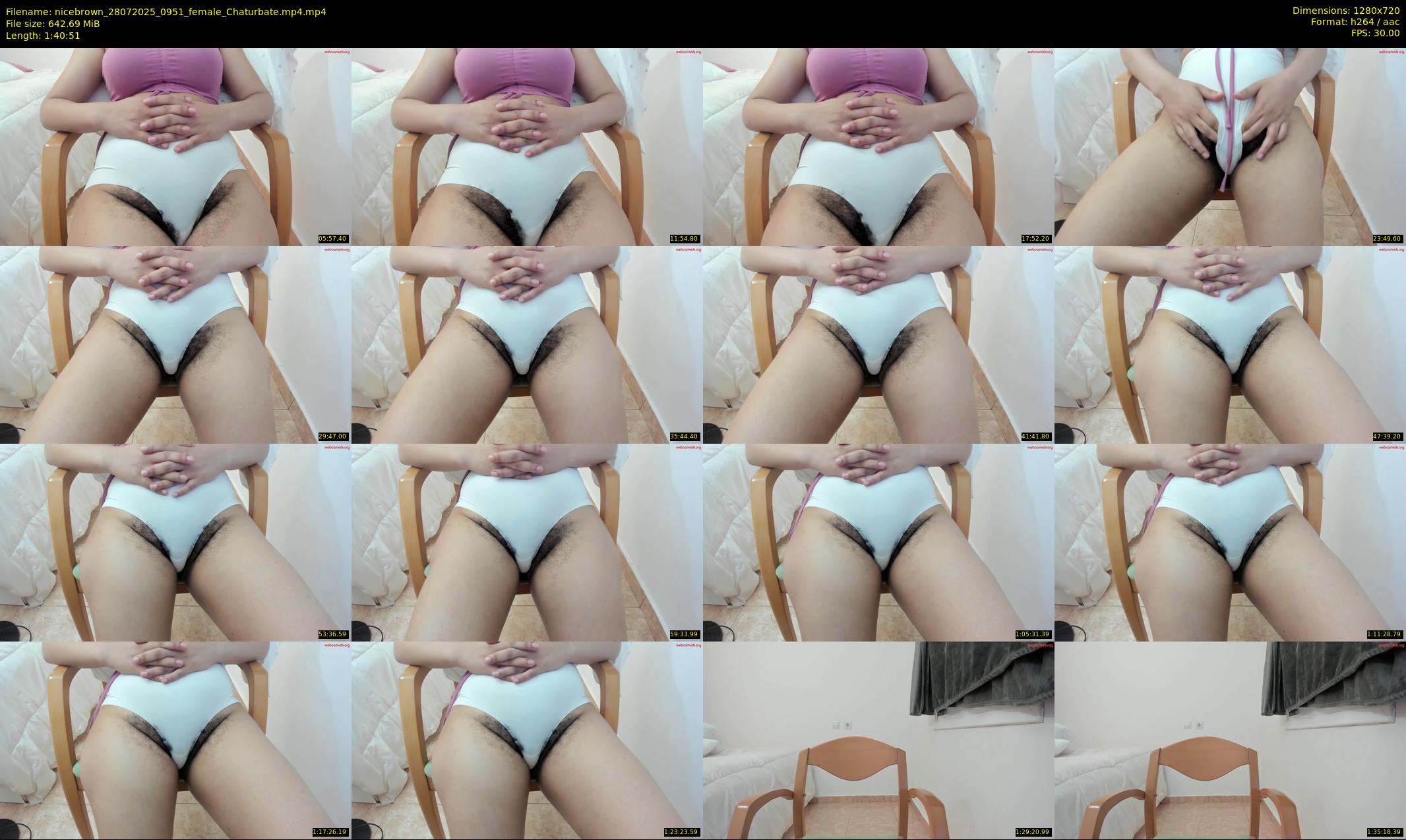 nicebrown — 101 minute Chaturbate female cam show recording, 720p, Jul 28, 2025