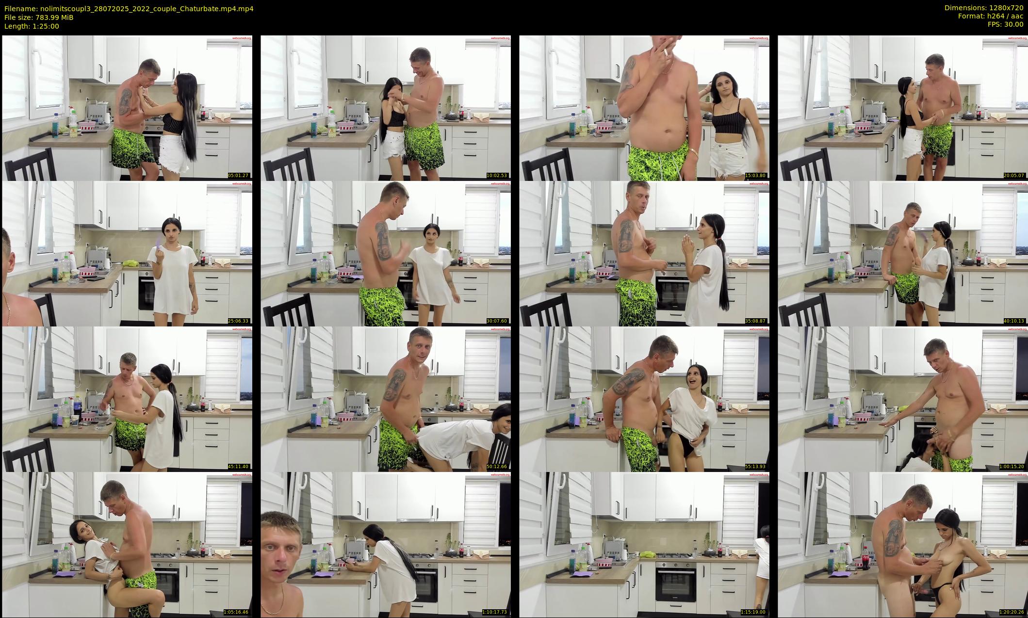 nolimitscoupl3 — 85 minute Chaturbate couple cam show recording, 720p, Jul 28, 2025