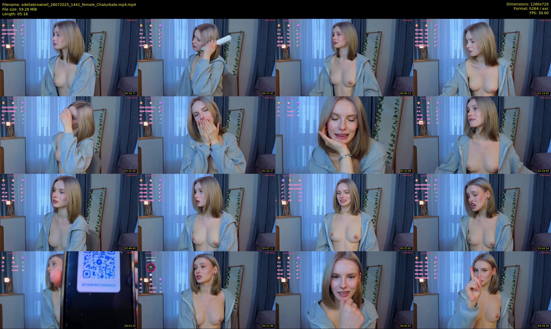 odeliabrownell — 6 minute Chaturbate female cam show recording, 720p, Jul 28, 2025