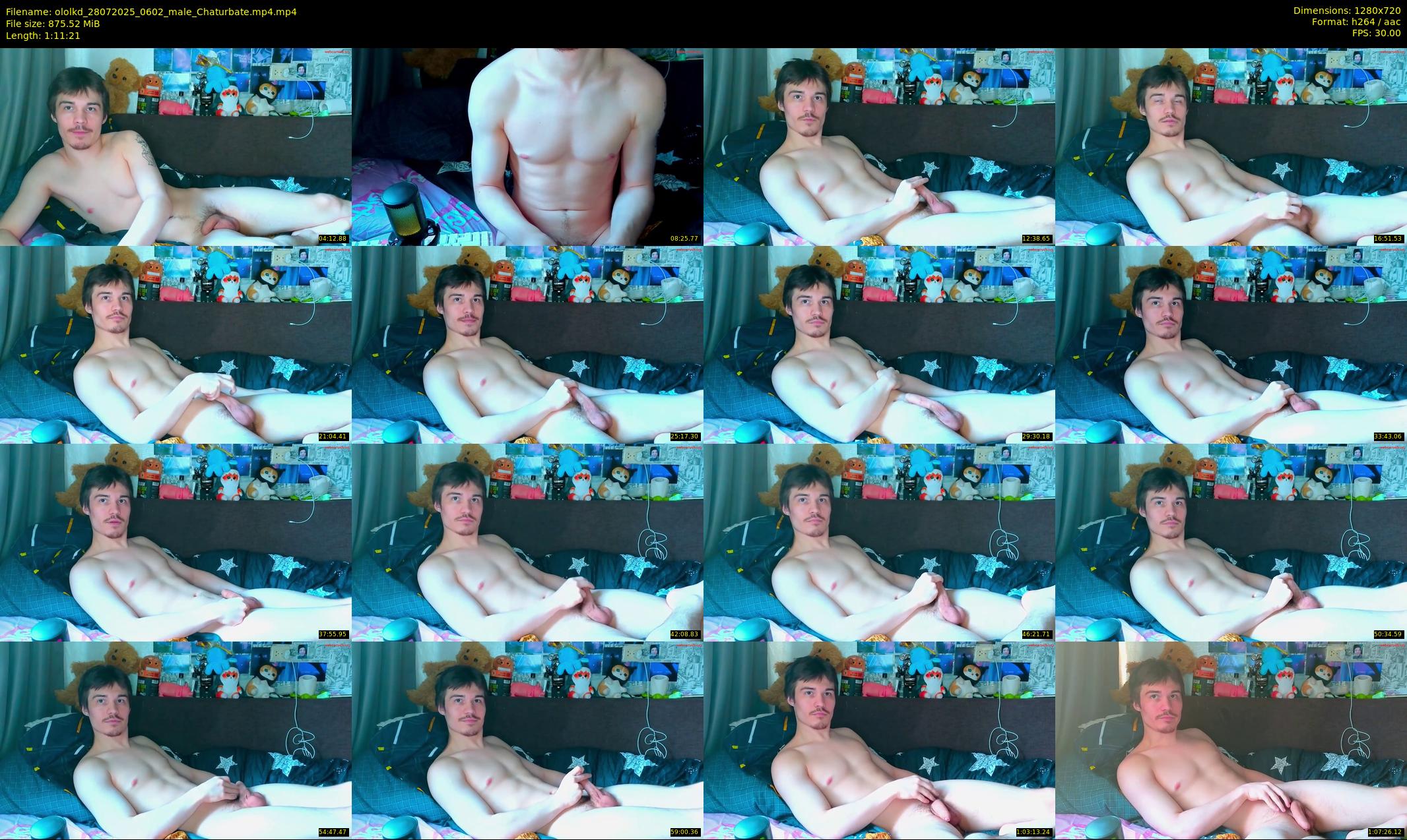 ololkd — 72 minute Chaturbate male cam show recording, 720p, Jul 28, 2025