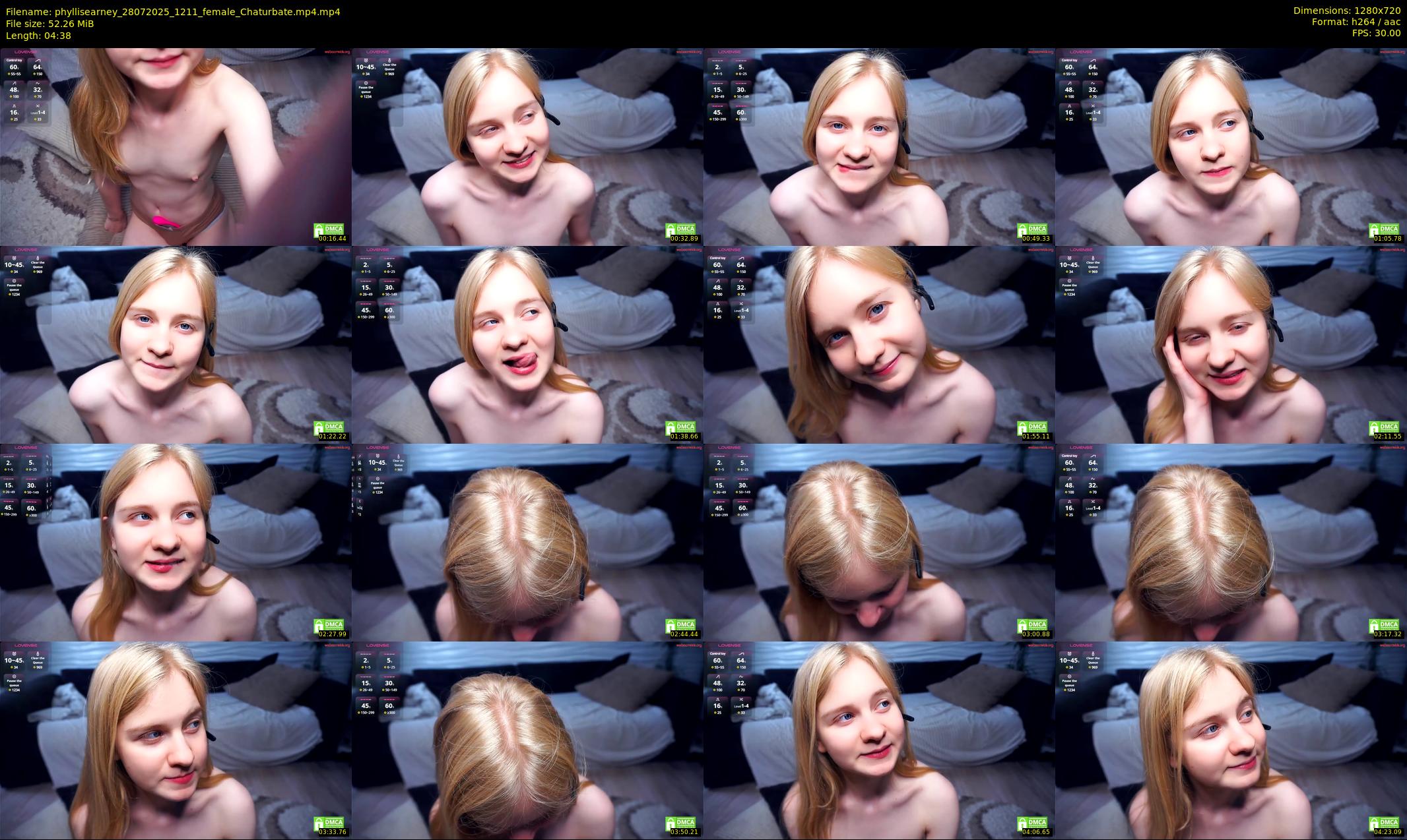 phyllisearney — 5 minute Chaturbate female cam show recording, 720p, Jul 28, 2025