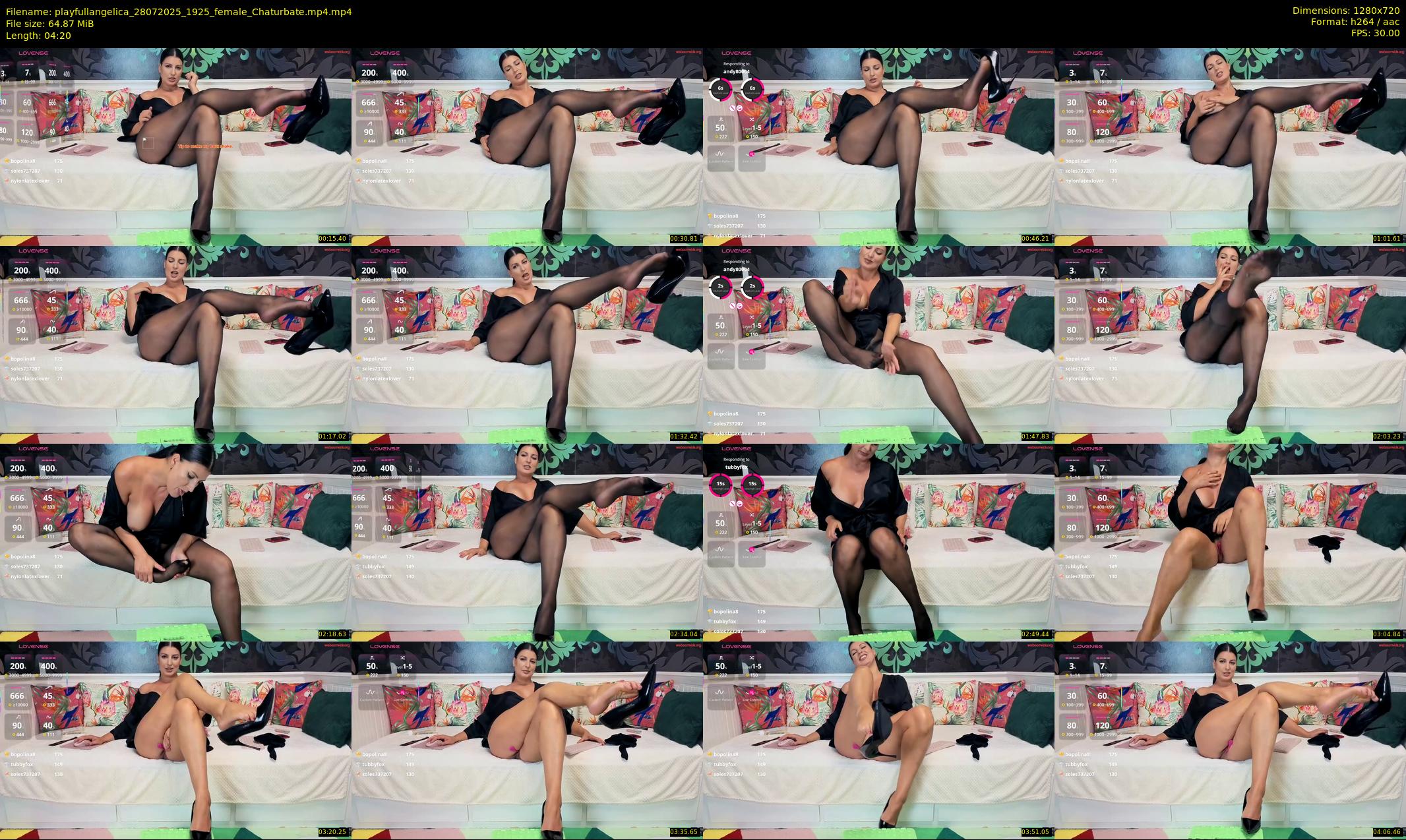 playfullangelica — 5 minute Chaturbate female cam show recording, 720p, Jul 28, 2025