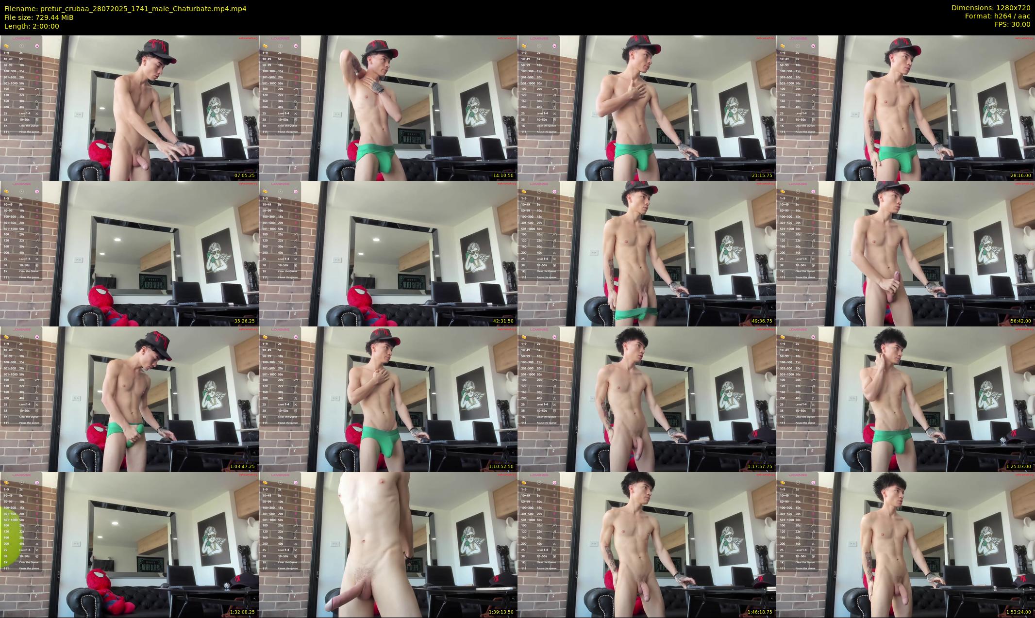 pretur_crubaa — 120 minute Chaturbate male cam show recording, 720p, Jul 28, 2025
