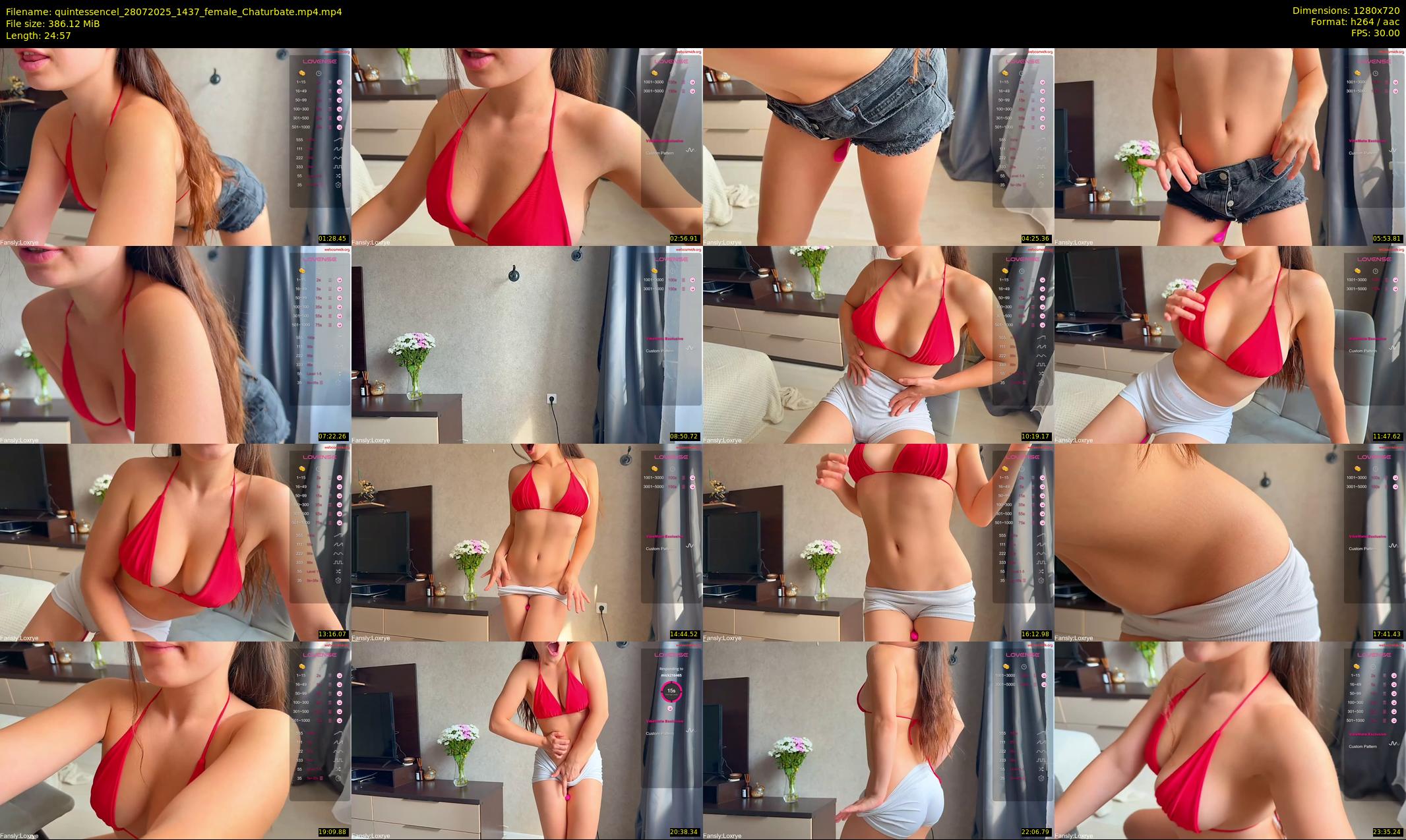 quintessencel — 25 minute Chaturbate female cam show recording, 720p, Jul 28, 2025