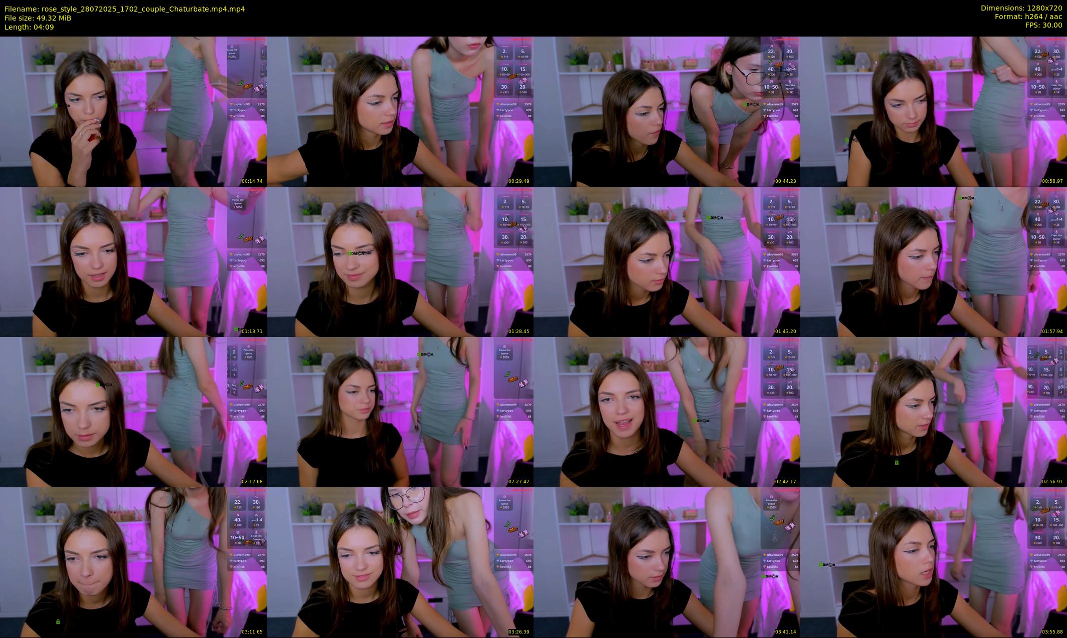 rose_style — 5 minute Chaturbate couple cam show recording, 720p, Jul 28, 2025