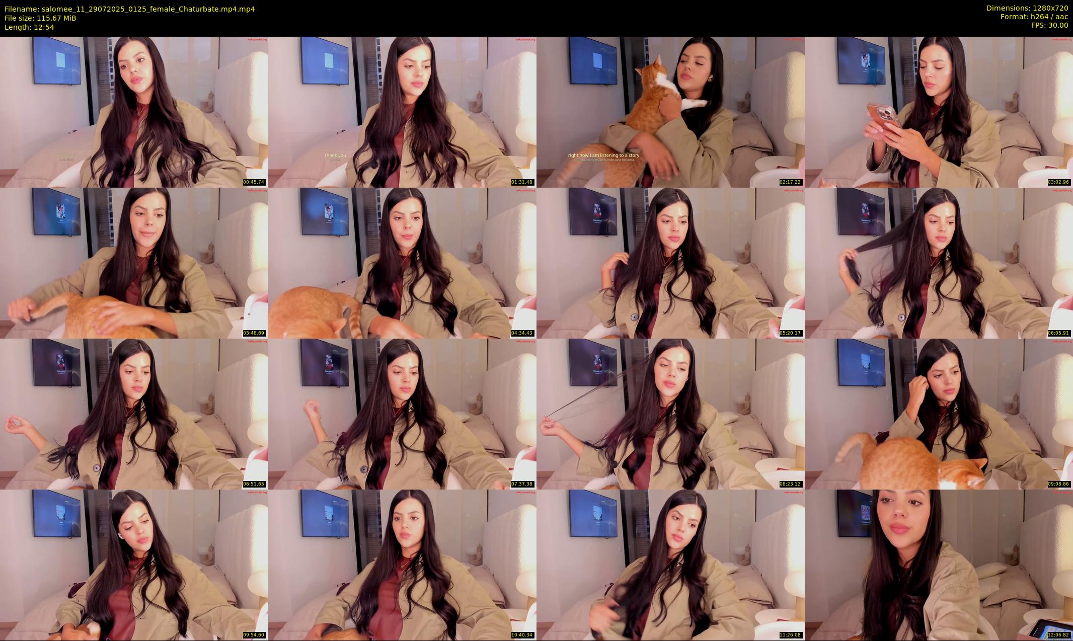 salomee_11 — 13 minute Chaturbate female cam show recording, 720p, Jul 29, 2025