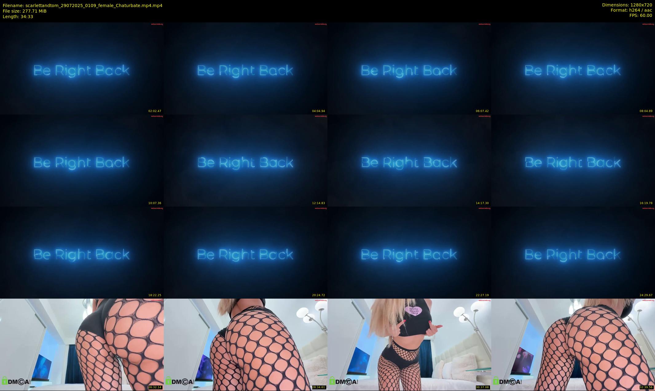 scarlettandtom — 35 minute Chaturbate couple cam show recording, 720p, Jul 29, 2025