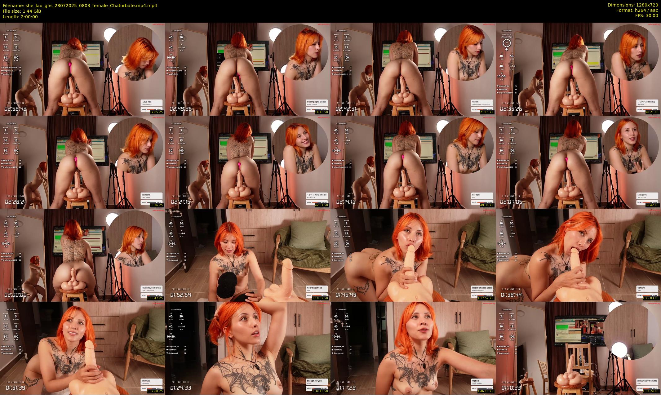 she_lau_ghs — 120 minute Chaturbate female cam show recording, 720p, Jul 28, 2025