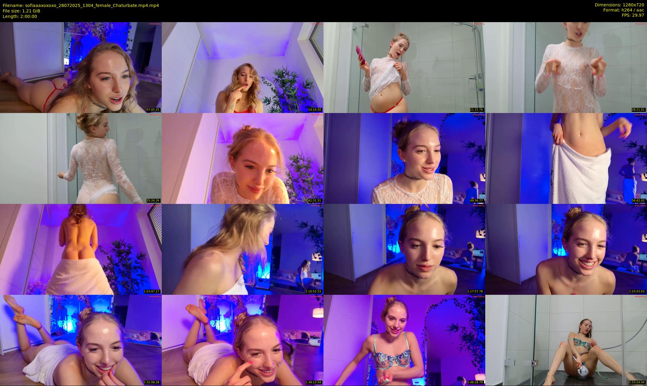 sofiaaaxoxoxo — 120 minute Chaturbate female cam show recording, 720p, Jul 28, 2025
