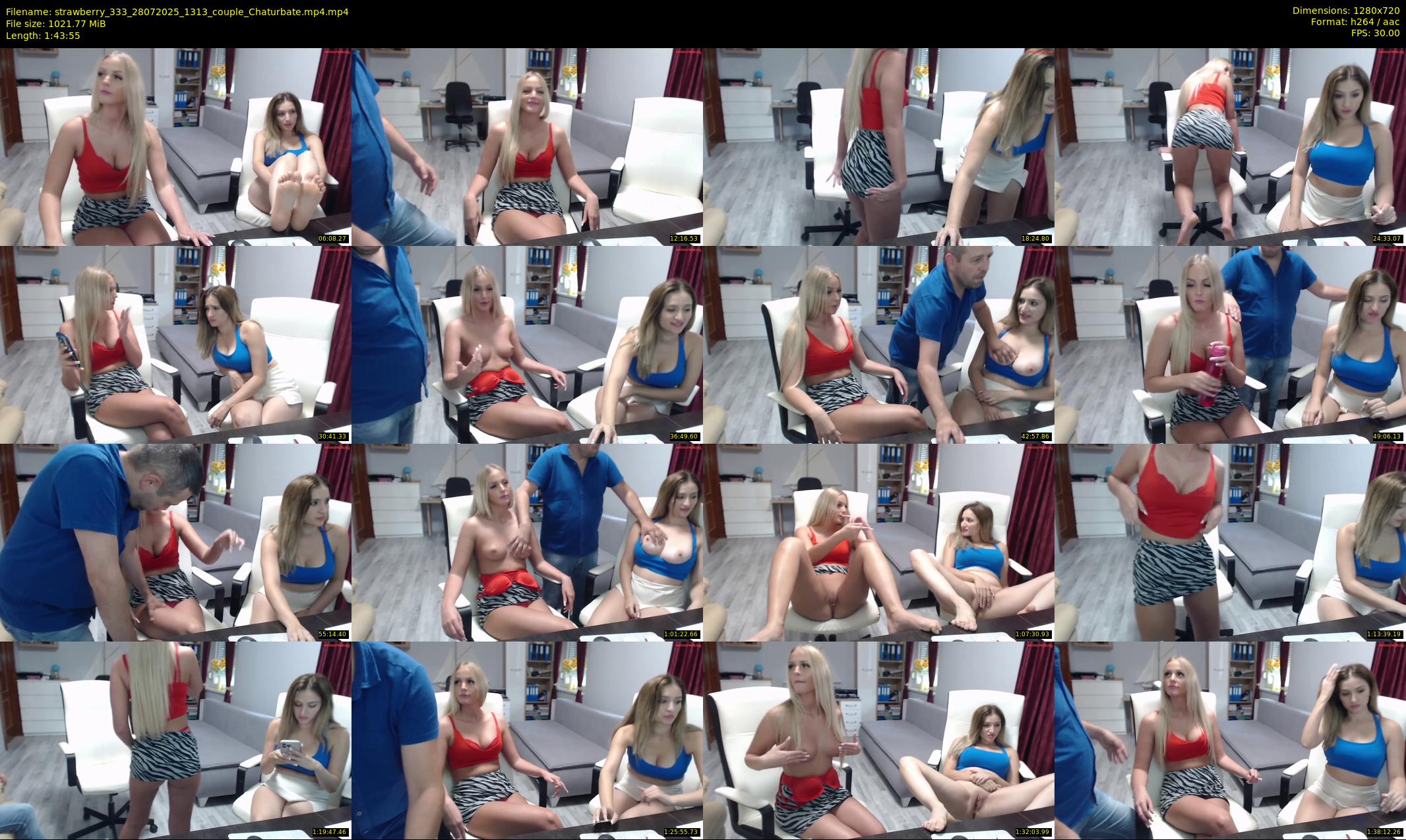 strawberry_333 — 104 minute Chaturbate couple cam show recording, 720p, Jul 28, 2025