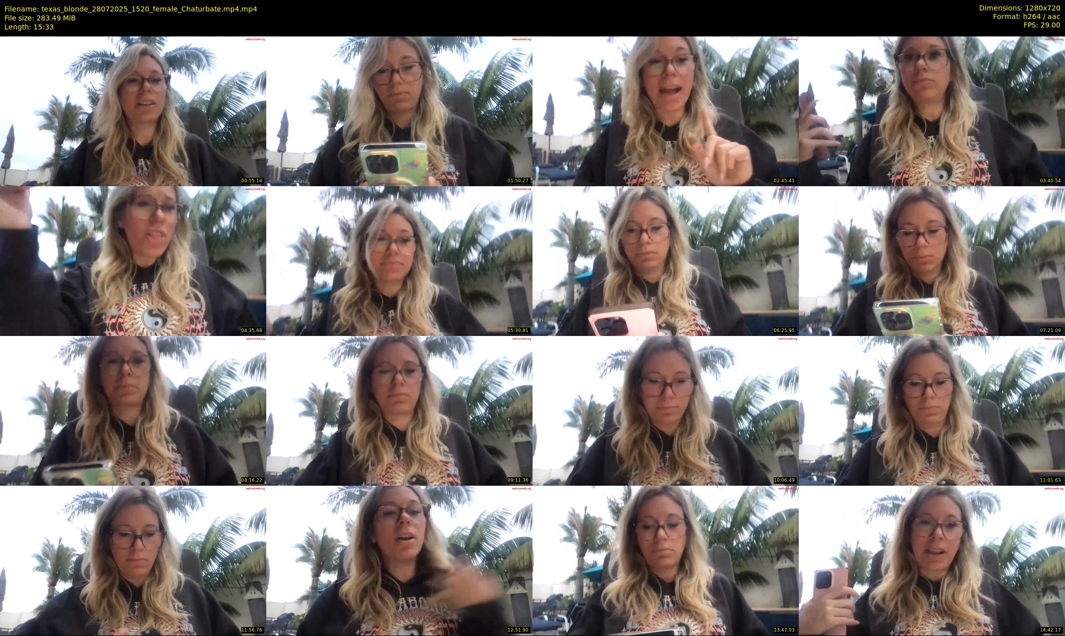 texas_blonde — 16 minute Chaturbate female cam show recording, 720p, Jul 28, 2025