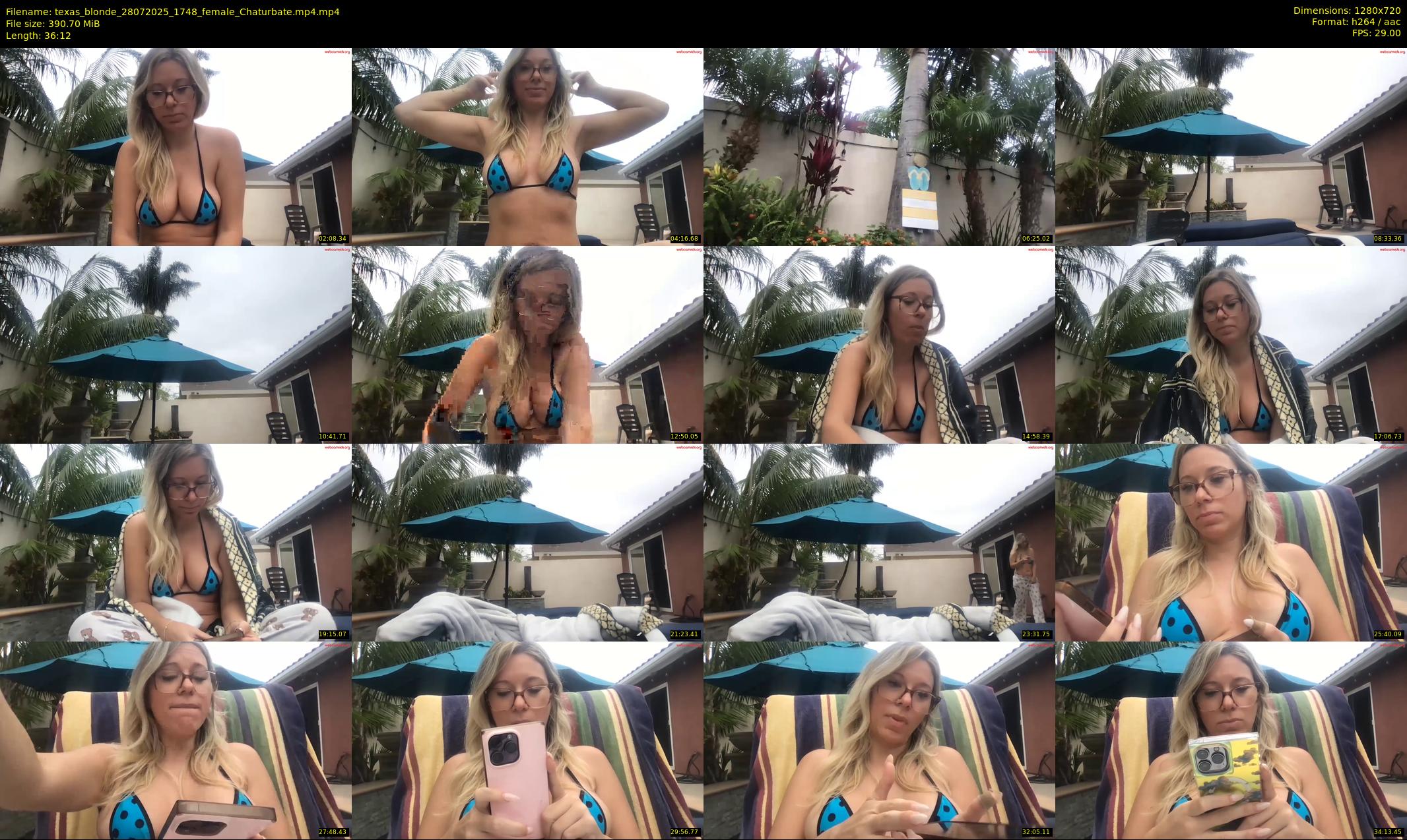 texas_blonde — 37 minute Chaturbate female cam show recording, 720p, Jul 28, 2025