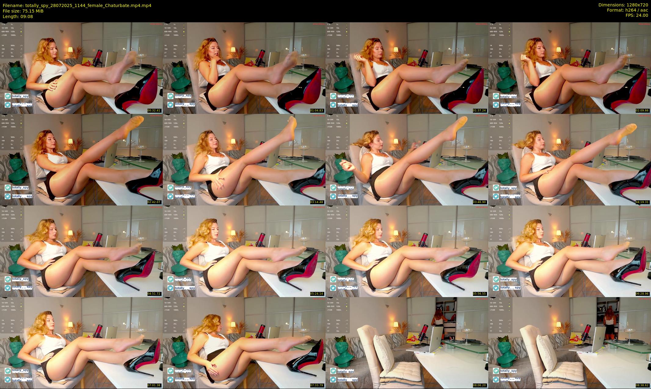 totally_spy — 10 minute Chaturbate female cam show recording, 720p, Jul 28, 2025