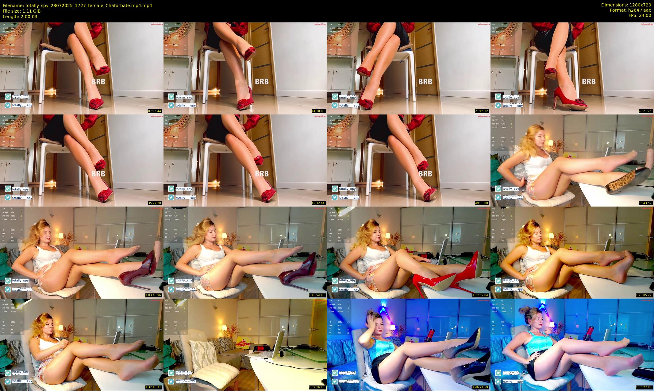 totally_spy — 121 minute Chaturbate female cam show recording, 720p, Jul 28, 2025