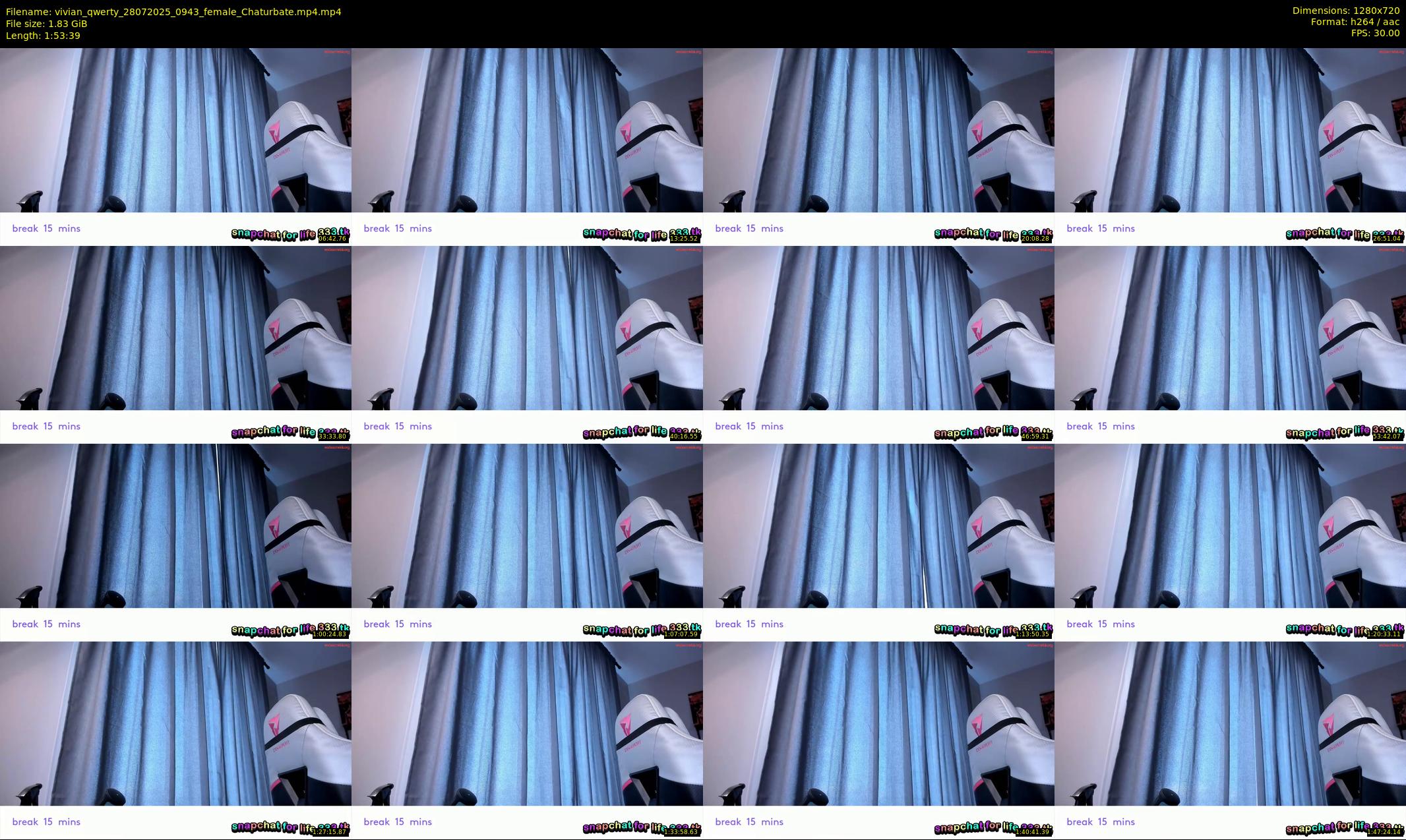 vivian_qwerty — 114 minute Chaturbate female cam show recording, 720p, Jul 28, 2025