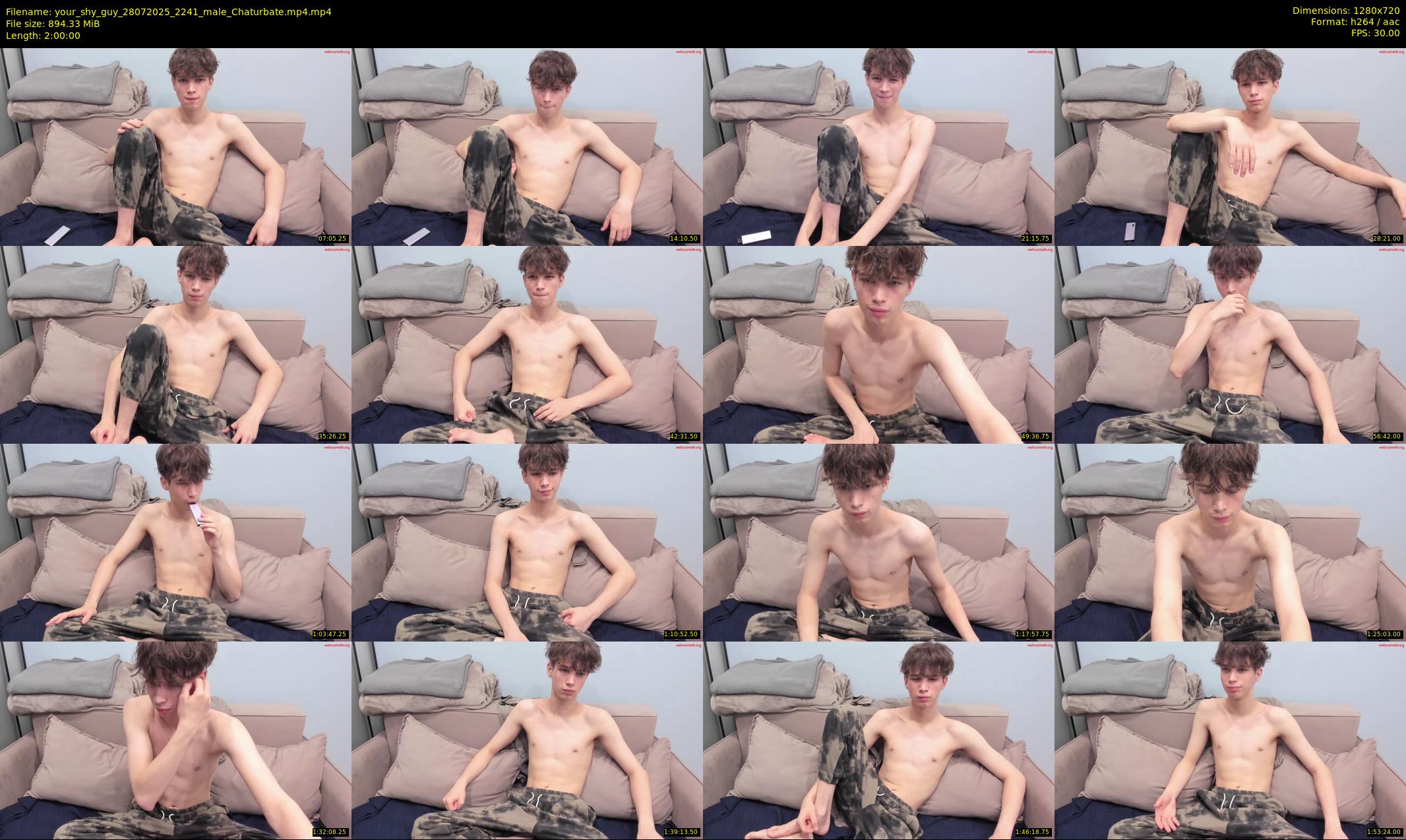 your_shy_guy — 120 minute Chaturbate male cam show recording, 720p, Jul 28, 2025