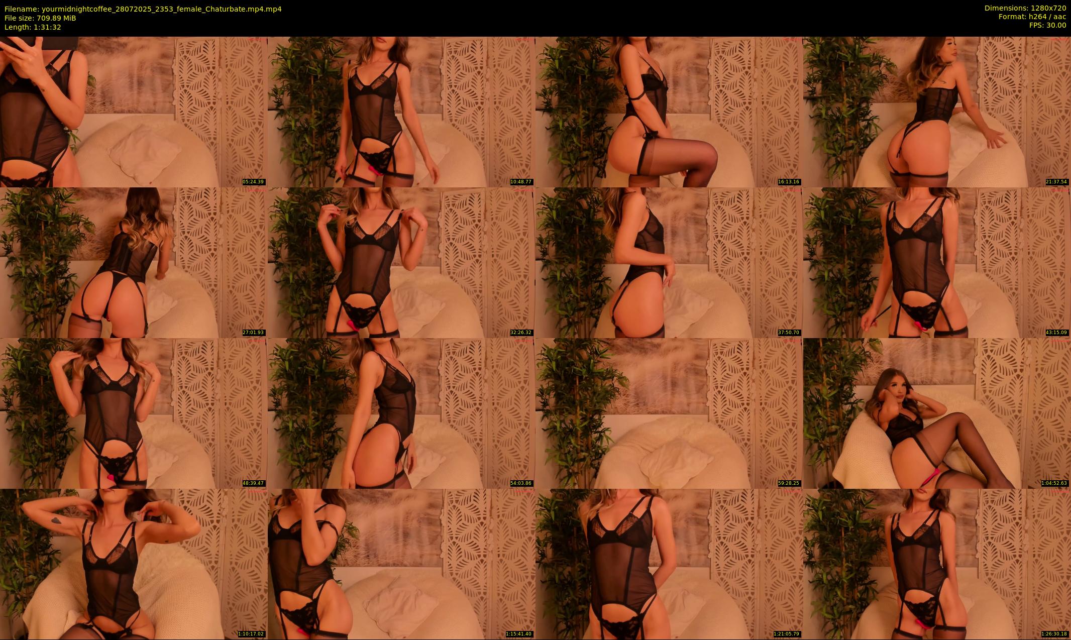 yourmidnightcoffee — 92 minute Chaturbate female cam show recording, 720p, Jul 28, 2025