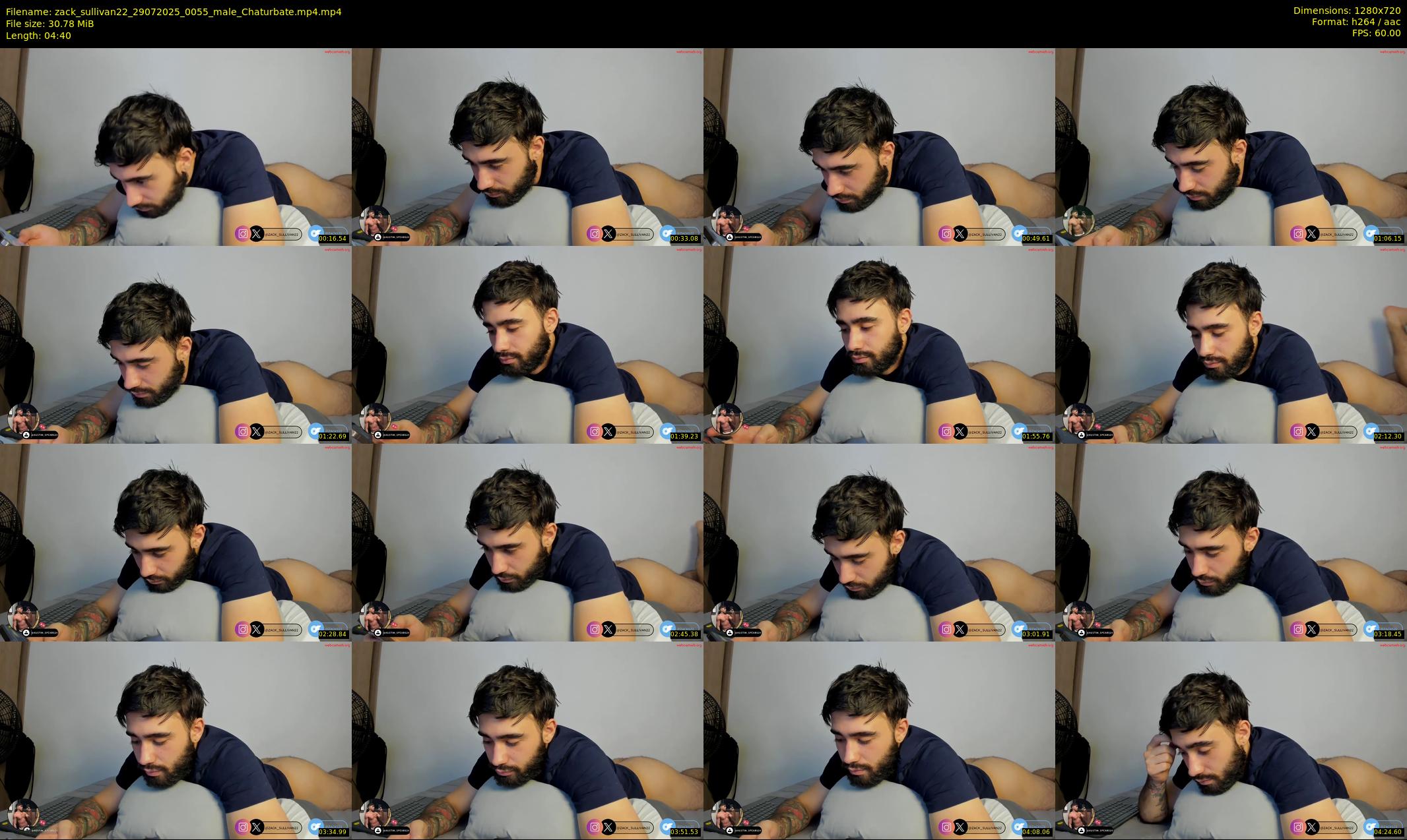 zack_sullivan22 — 5 minute Chaturbate male cam show recording, 720p, Jul 29, 2025