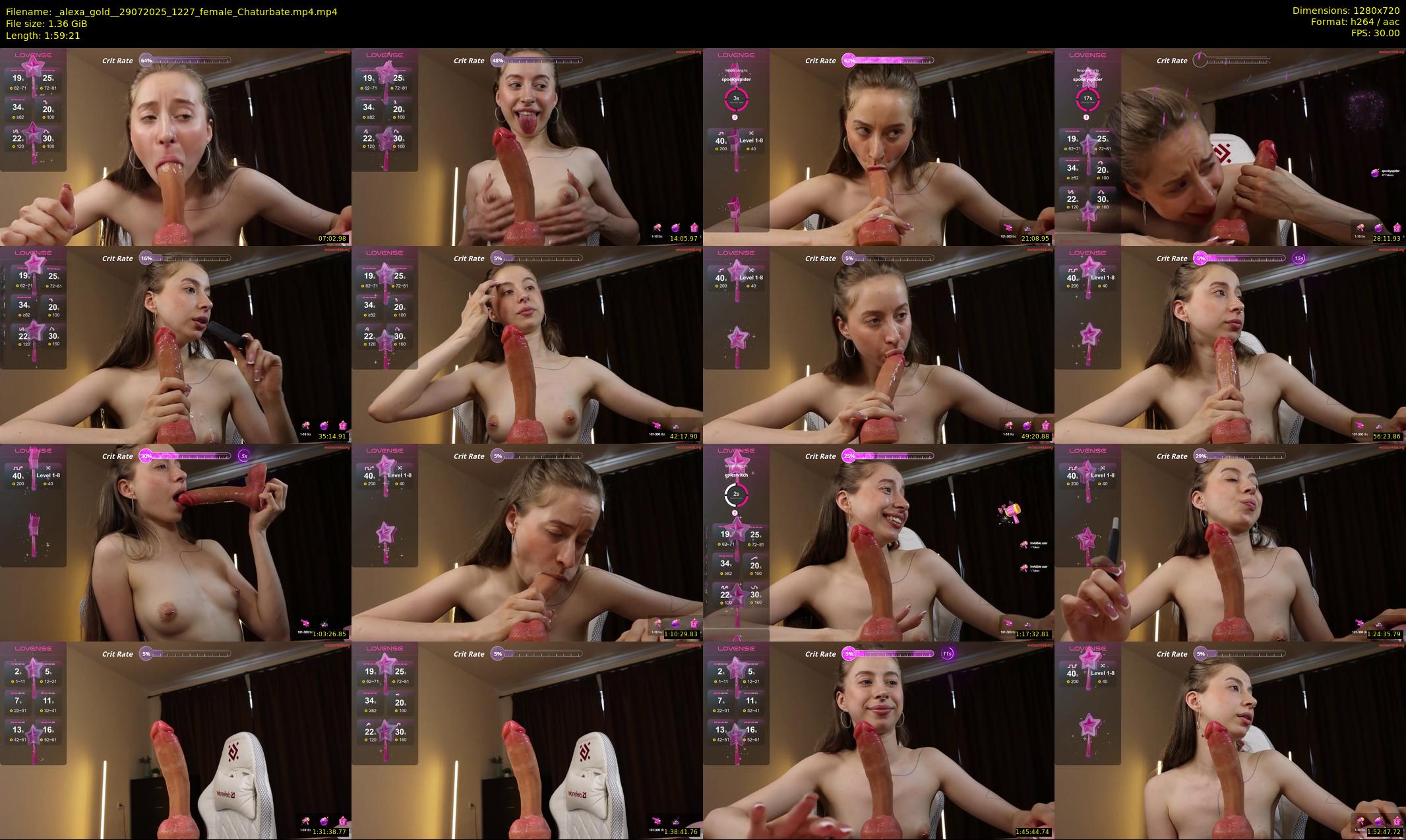 _alexa_gold_ — 120 minute Chaturbate female cam show recording, 720p, Jul 29, 2025