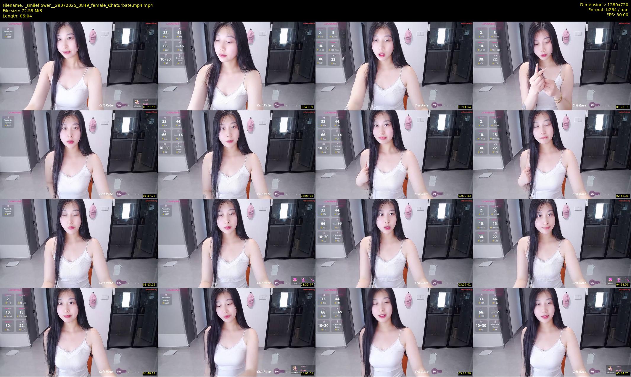 _smileflower_ — 7 minute Chaturbate female cam show recording, 720p, Jul 29, 2025