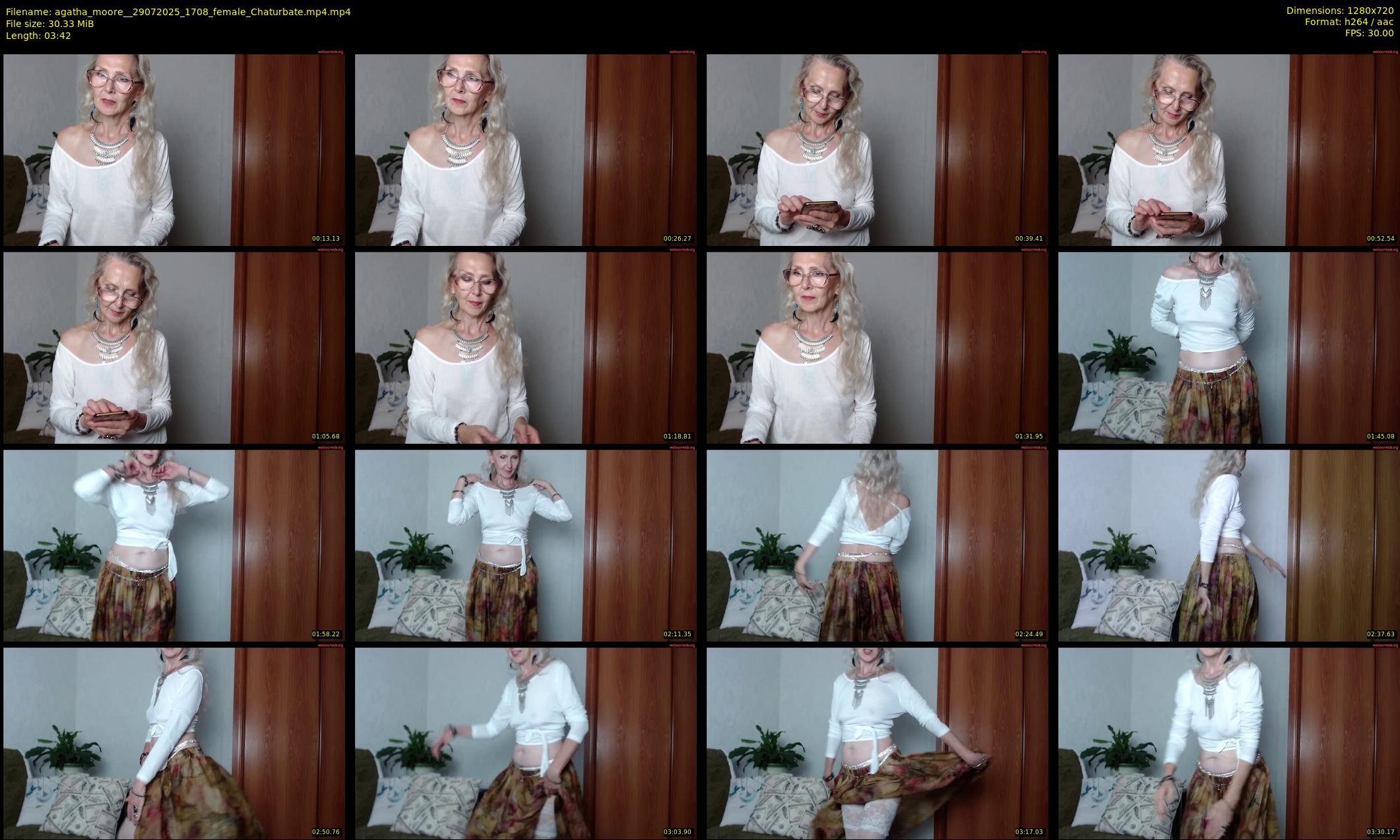 agatha_moore_ — 4 minute Chaturbate female cam show recording, 720p, Jul 29, 2025