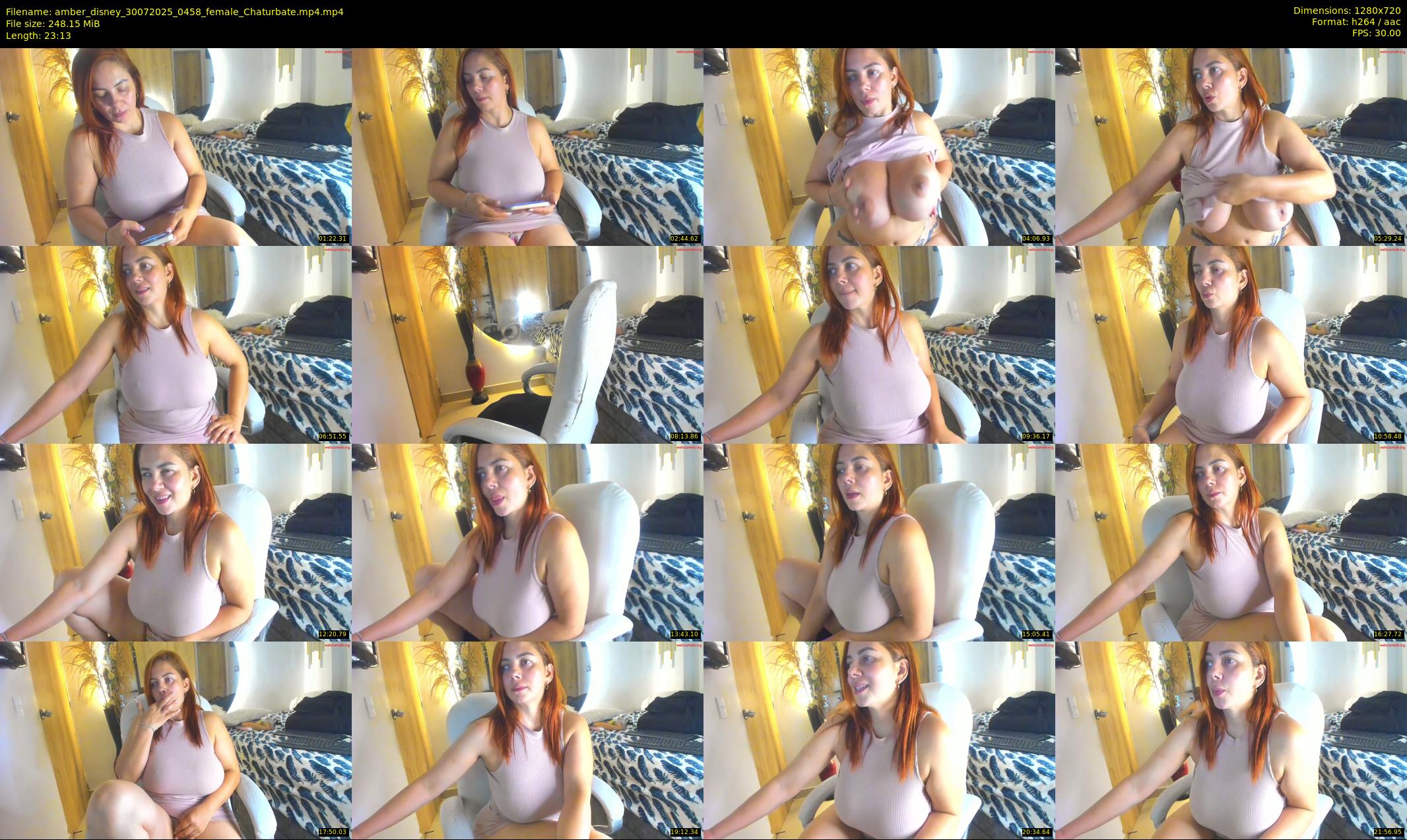 amber_disney — 24 minute Chaturbate female cam show recording, 720p, Jul 30, 2025