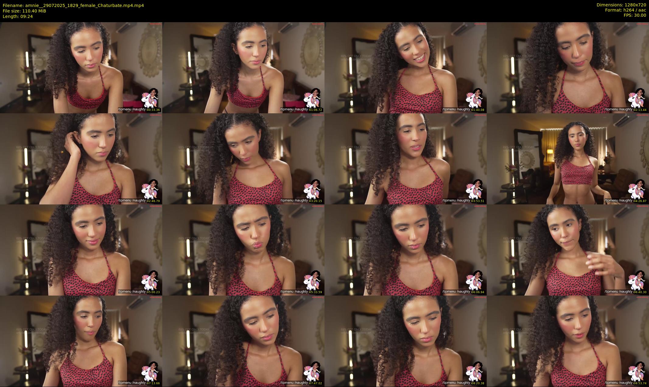 amnie_ — 10 minute Chaturbate female cam show recording, 720p, Jul 29, 2025