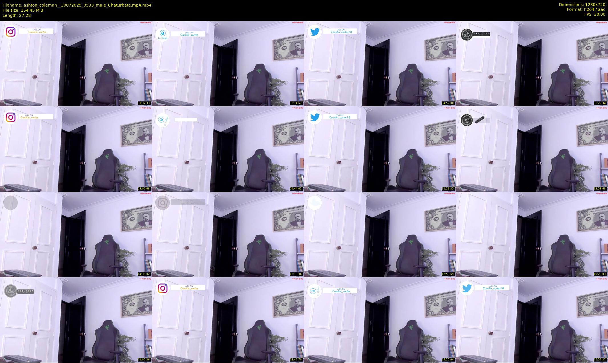 ashton_coleman_ — 28 minute Chaturbate male cam show recording, 720p, Jul 30, 2025