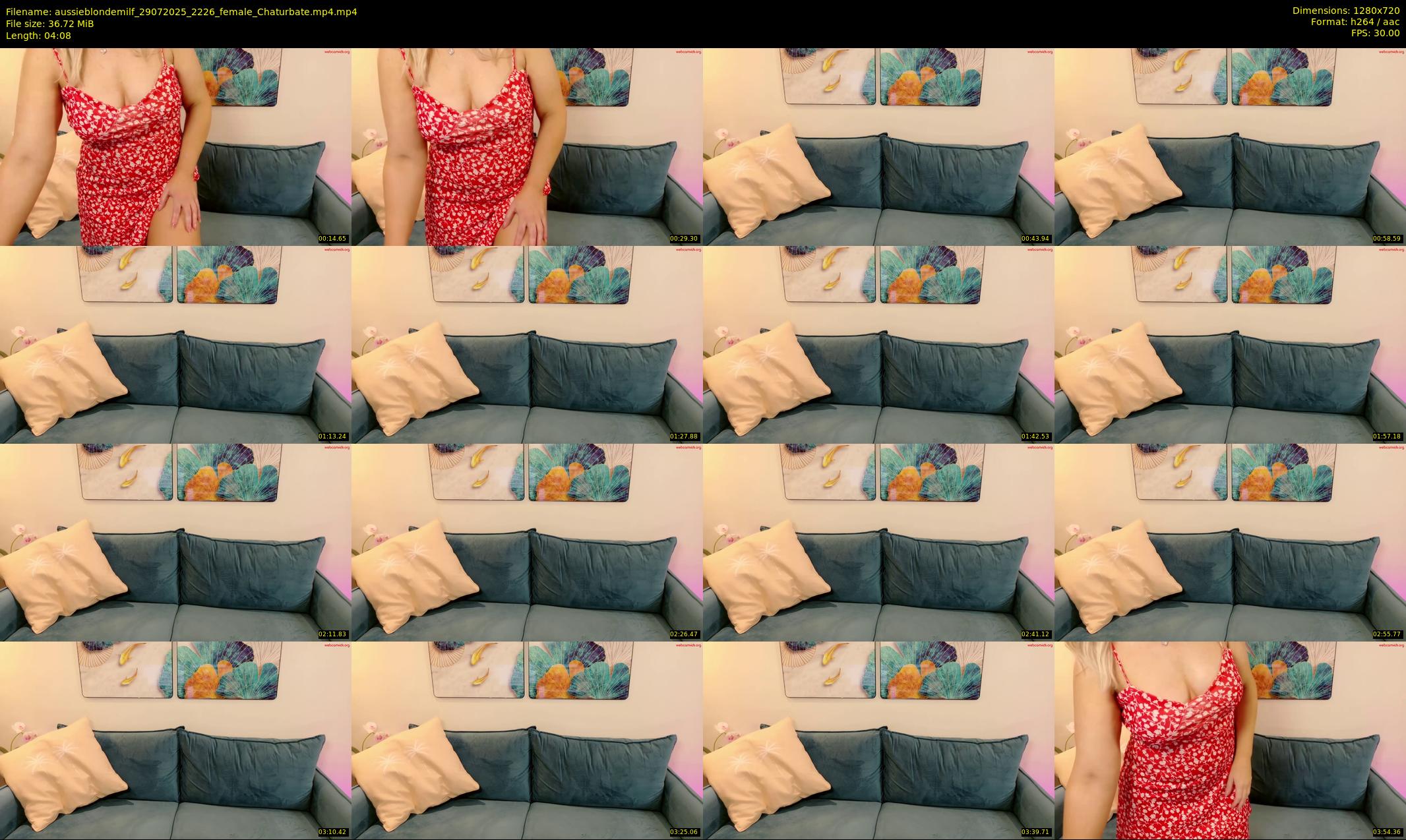 aussieblondemilf — 5 minute Chaturbate female cam show recording, 720p, Jul 29, 2025