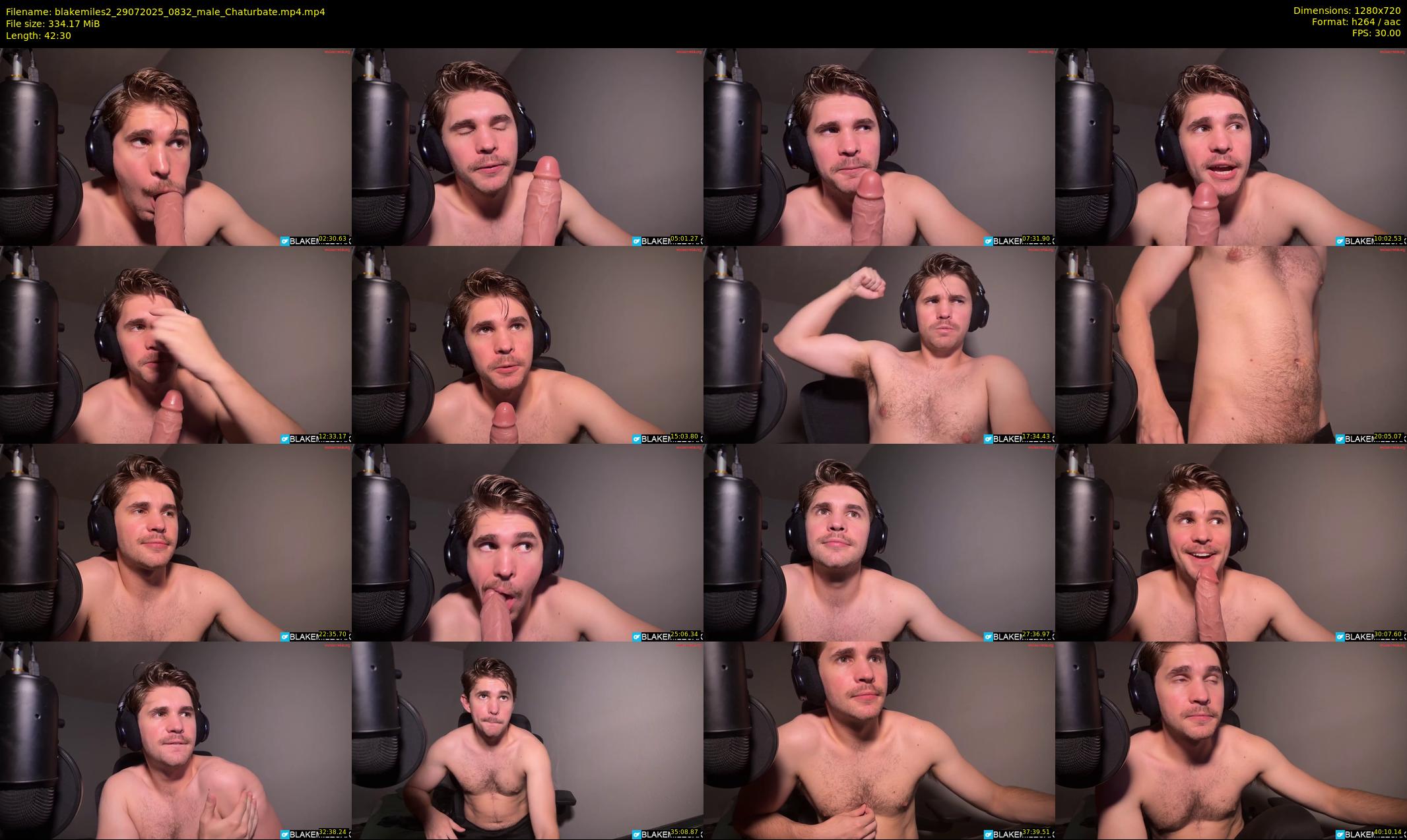 blakemiles2 — 43 minute Chaturbate male cam show recording, 720p, Jul 29, 2025