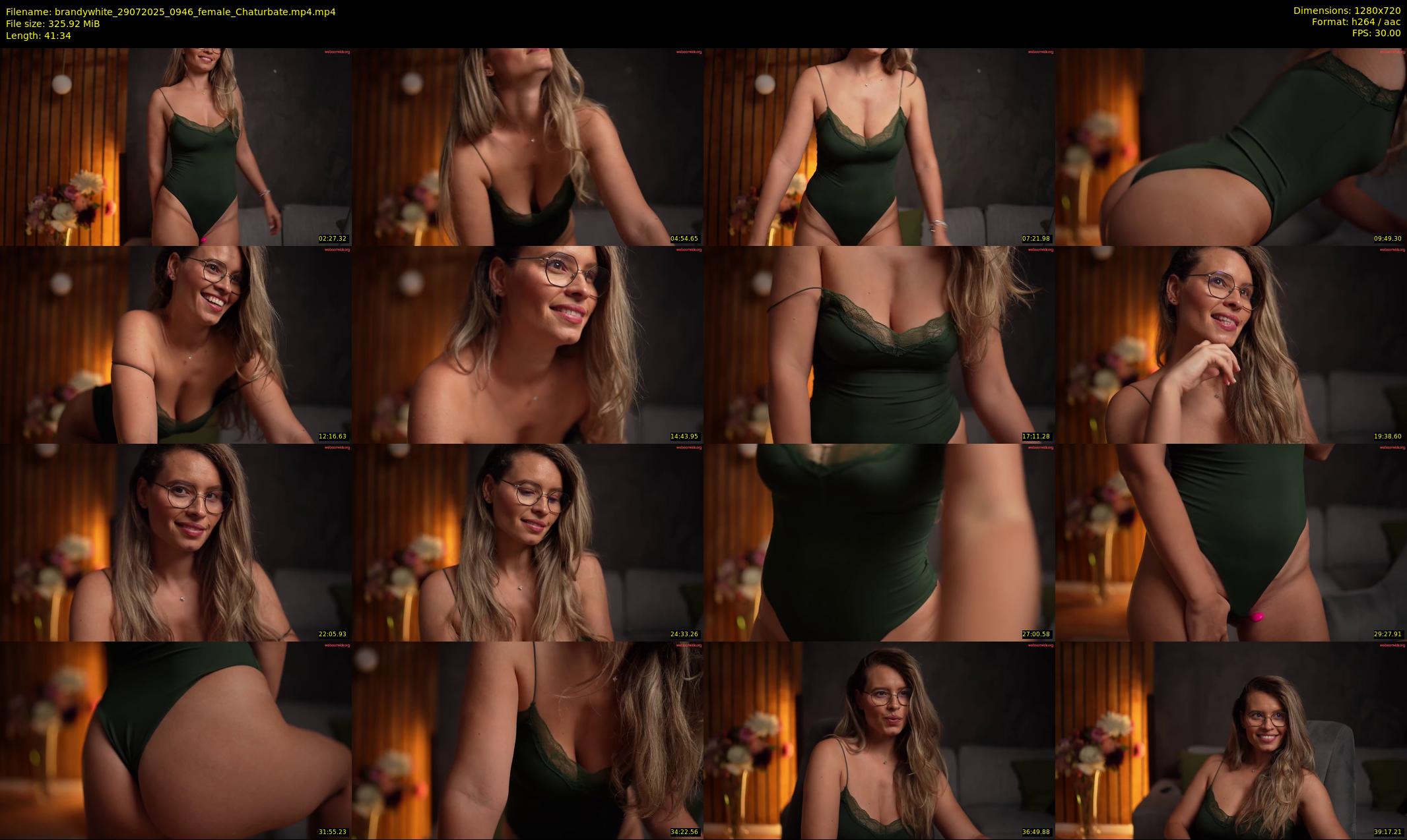 brandywhite — 42 minute Chaturbate female cam show recording, 720p, Jul 29, 2025