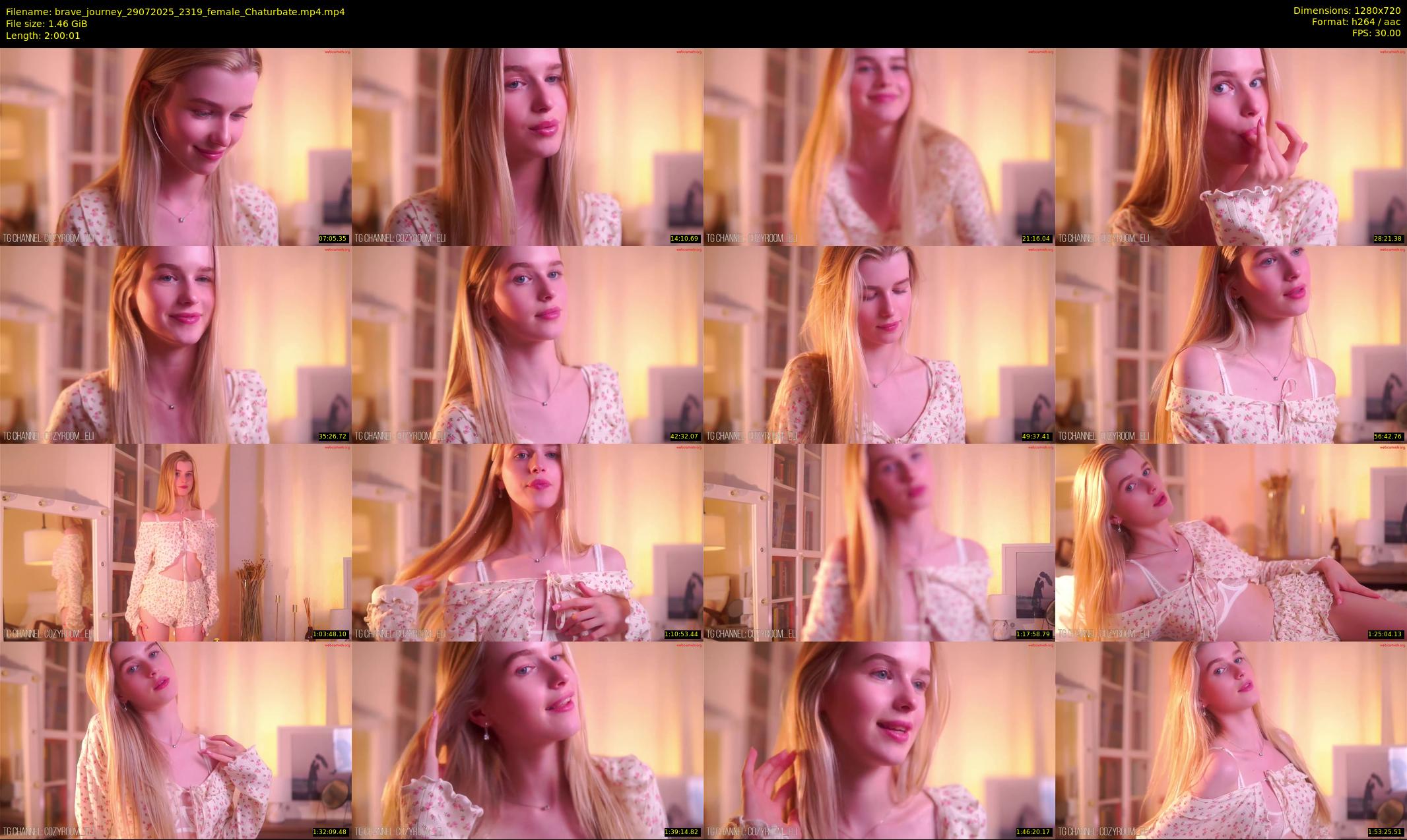 brave_journey — 121 minute Chaturbate female cam show recording, 720p, Jul 29, 2025