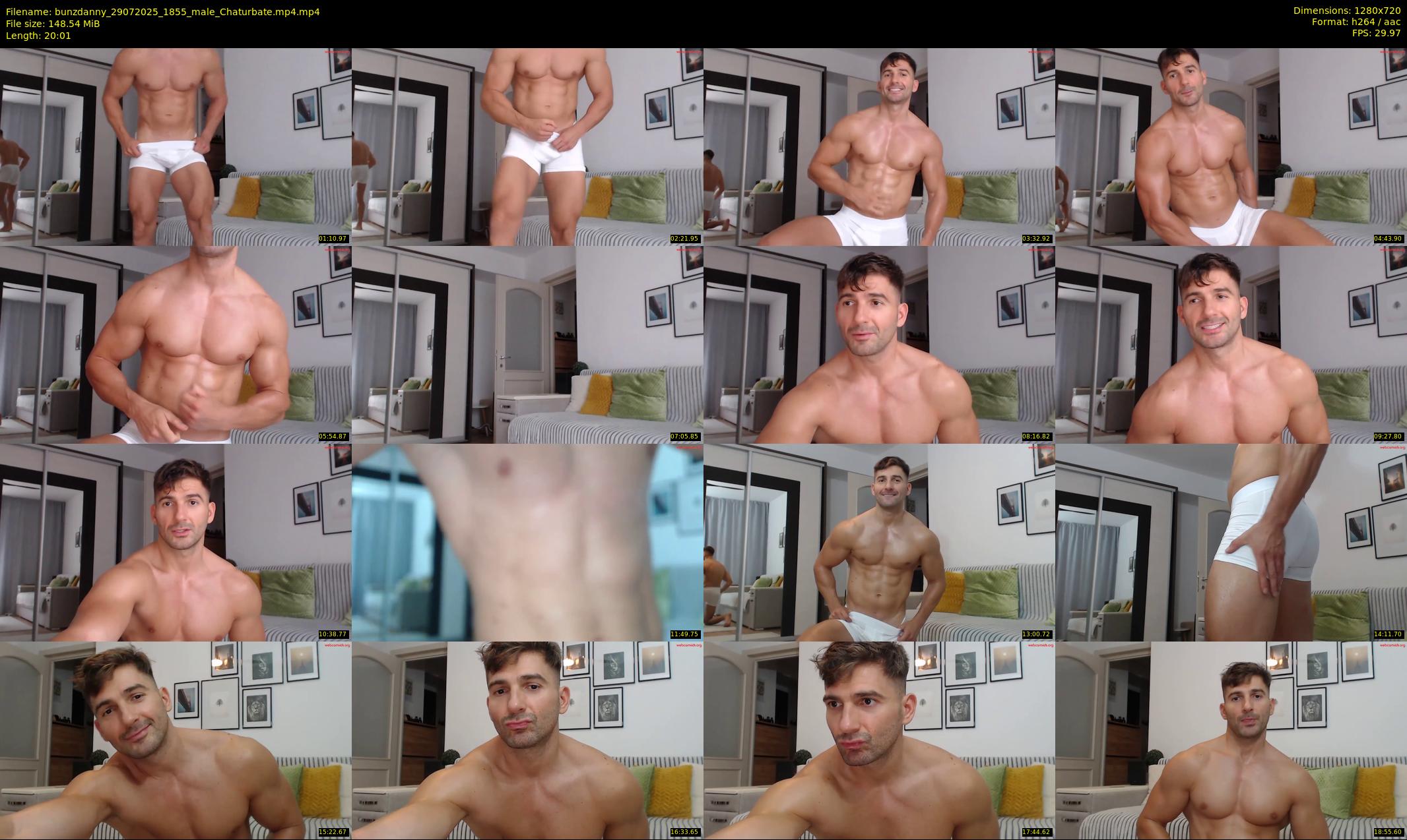 bunzdanny — 21 minute Chaturbate male cam show recording, 720p, Jul 29, 2025