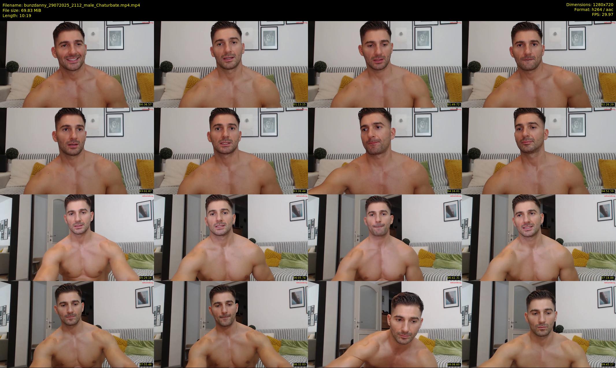 bunzdanny — 11 minute Chaturbate male cam show recording, 720p, Jul 29, 2025