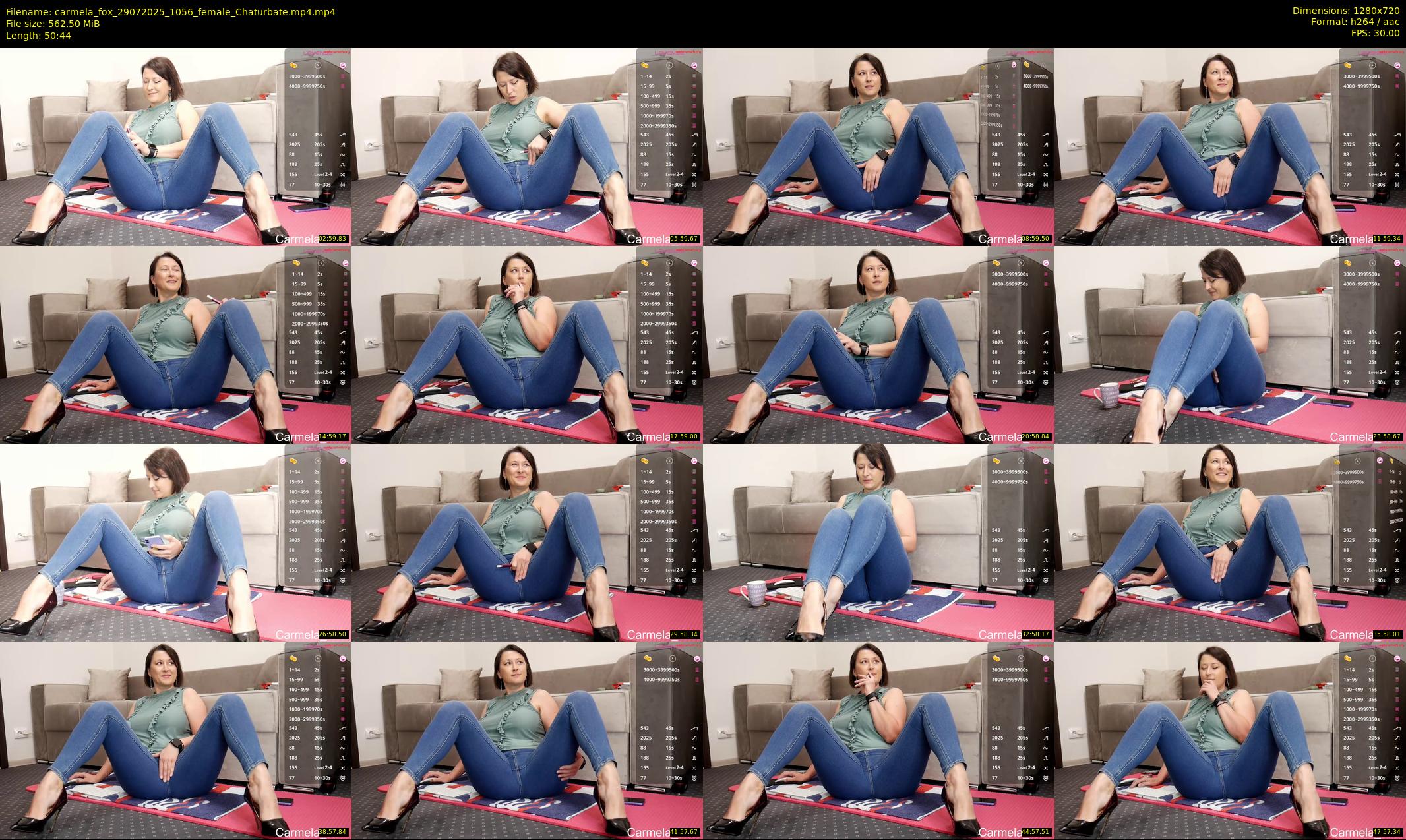 carmela_fox — 51 minute Chaturbate female cam show recording, 720p, Jul 29, 2025