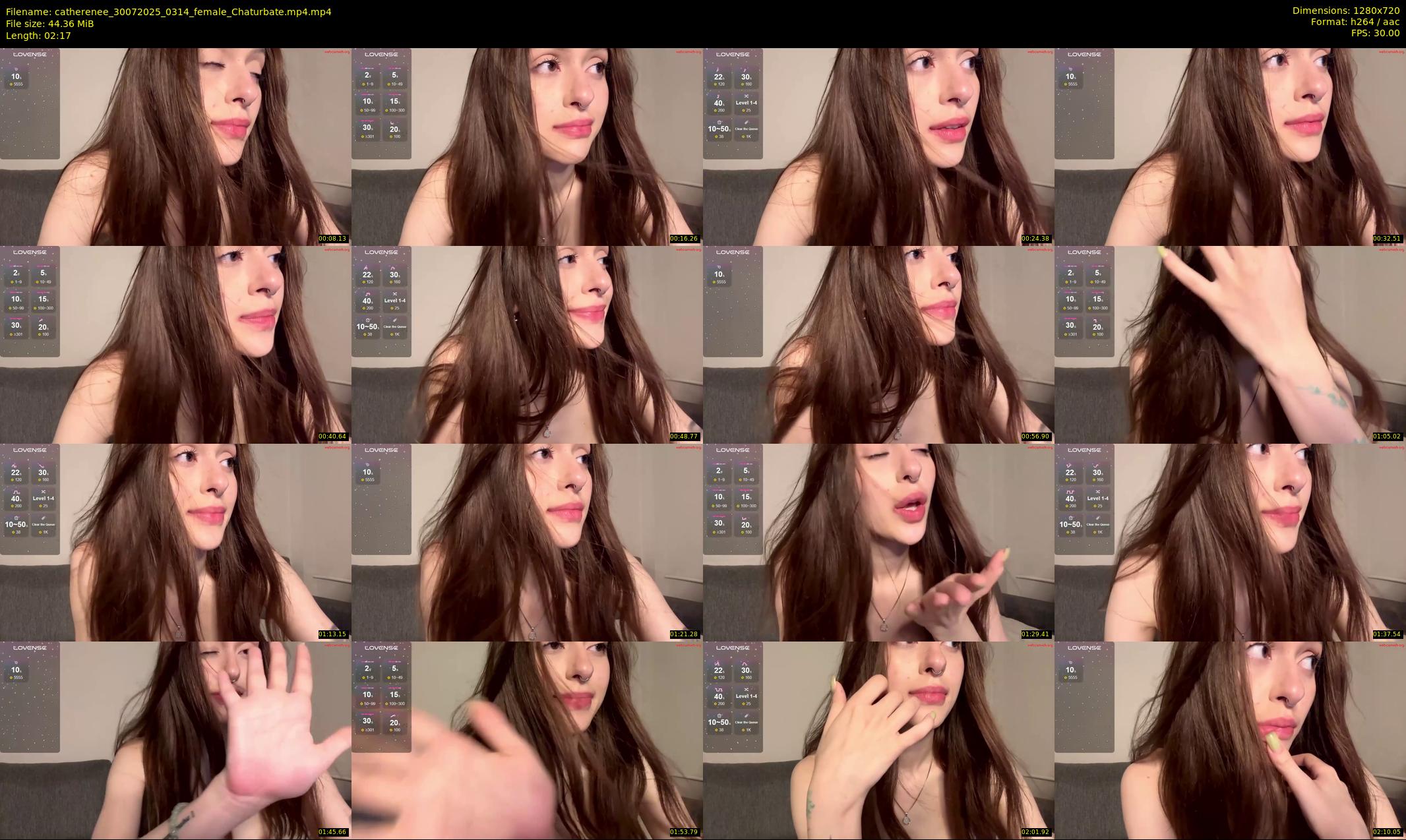 catherenee — 3 minute Chaturbate female cam show recording, 720p, Jul 30, 2025