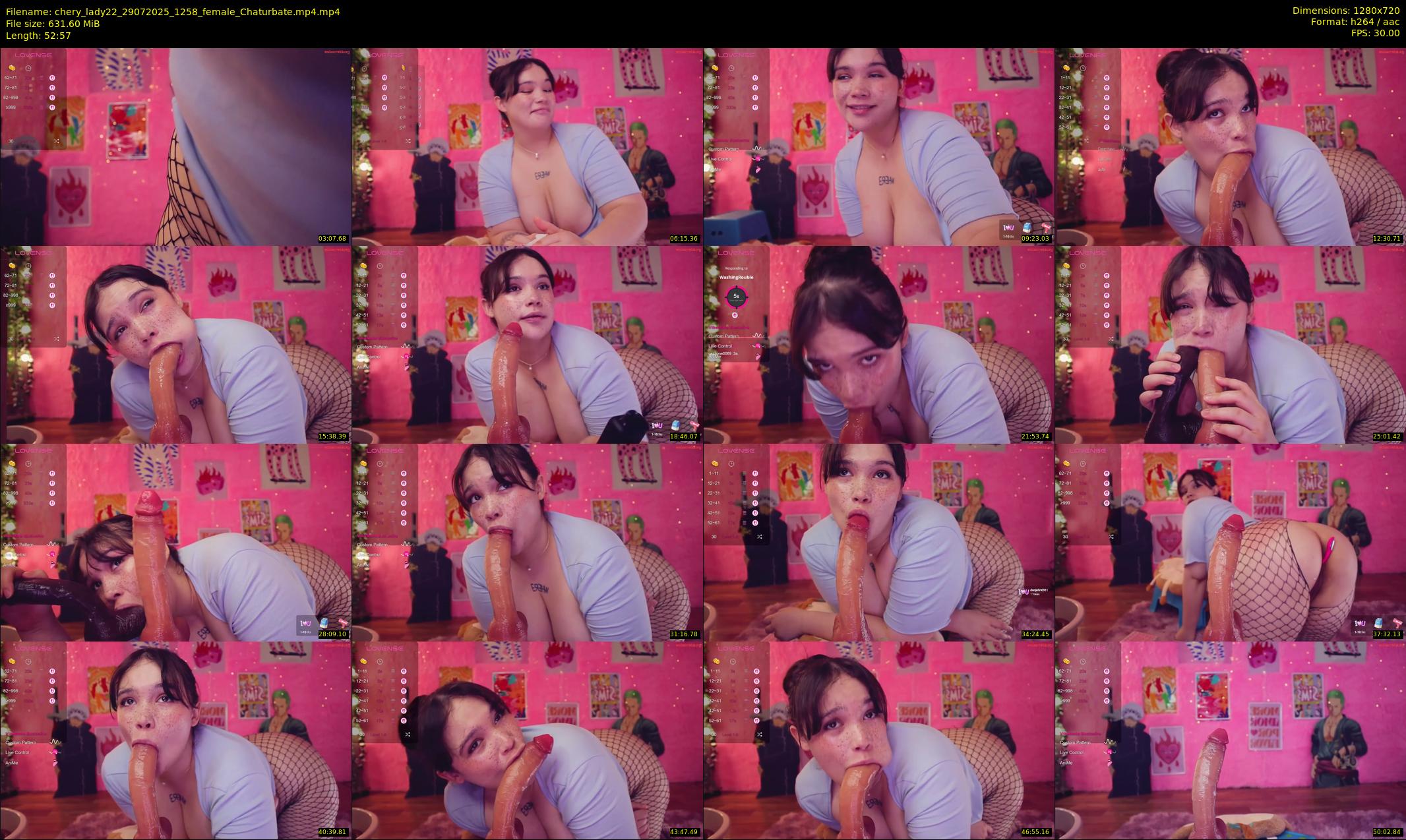 chery_lady22 — 53 minute Chaturbate female cam show recording, 720p, Jul 29, 2025