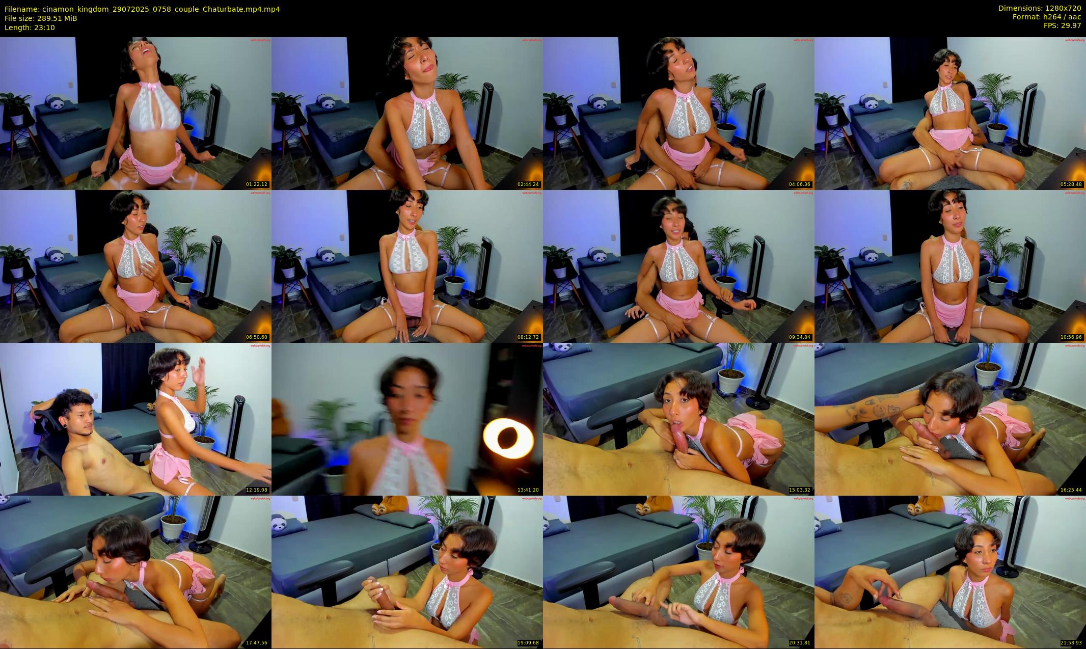 cinamon_kingdom — 24 minute Chaturbate couple cam show recording, 720p, Jul 29, 2025
