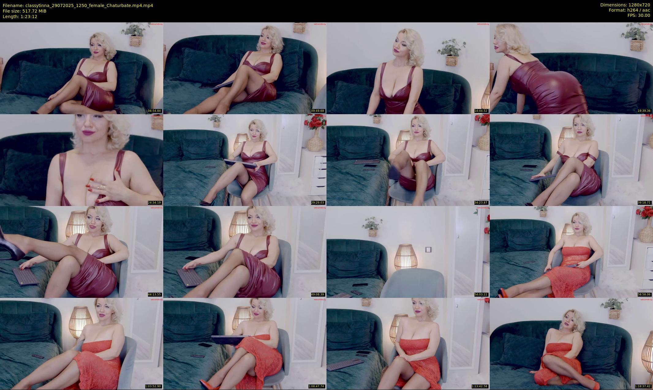 classytinna — 84 minute Chaturbate female cam show recording, 720p, Jul 29, 2025
