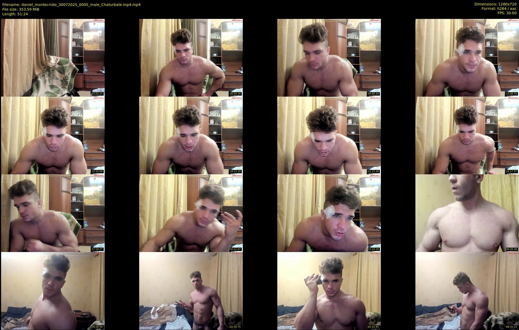 daniel_montecristo — 52 minute Chaturbate male cam show recording, 720p, Jul 30, 2025