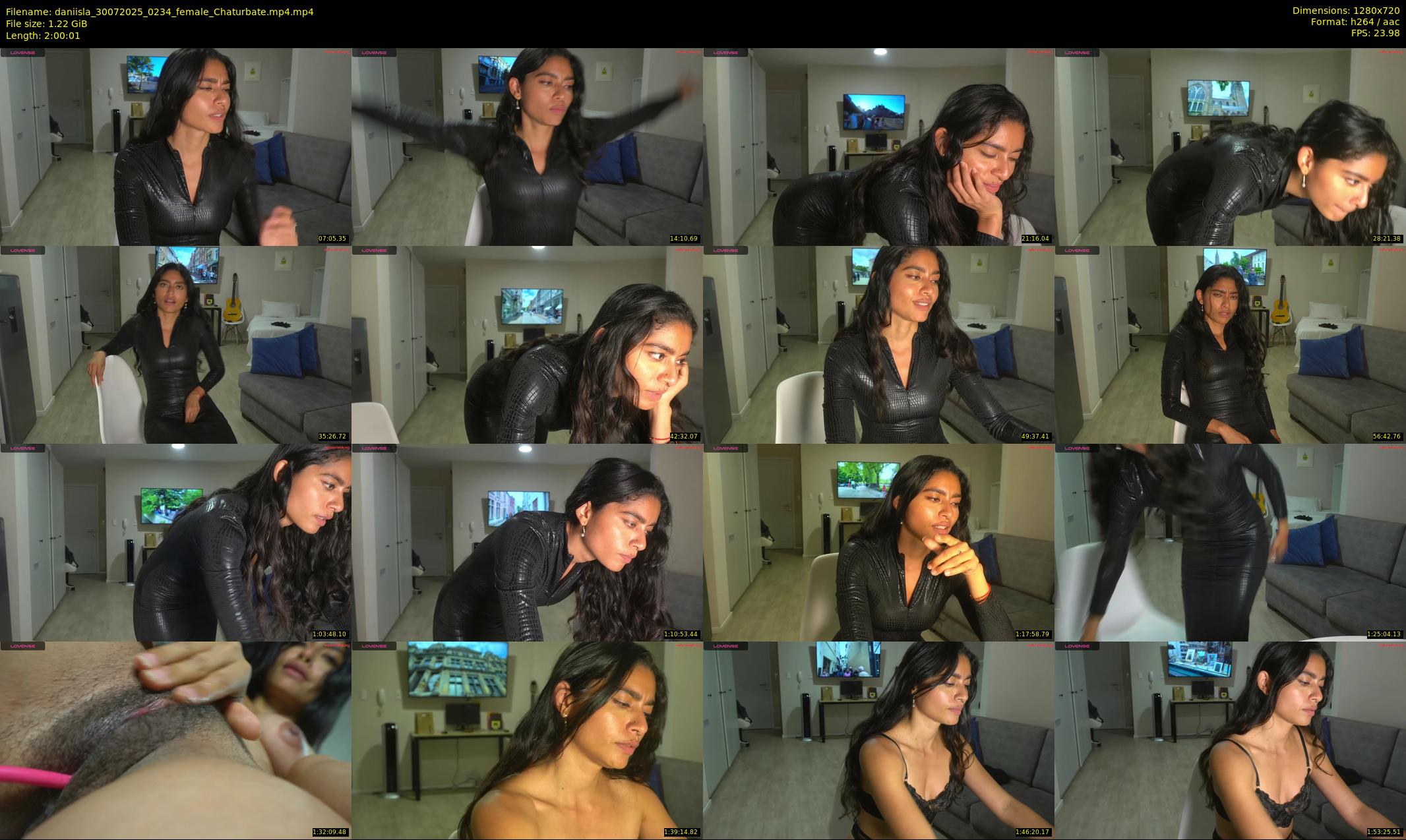 daniisla — 121 minute Chaturbate female cam show recording, 720p, Jul 30, 2025