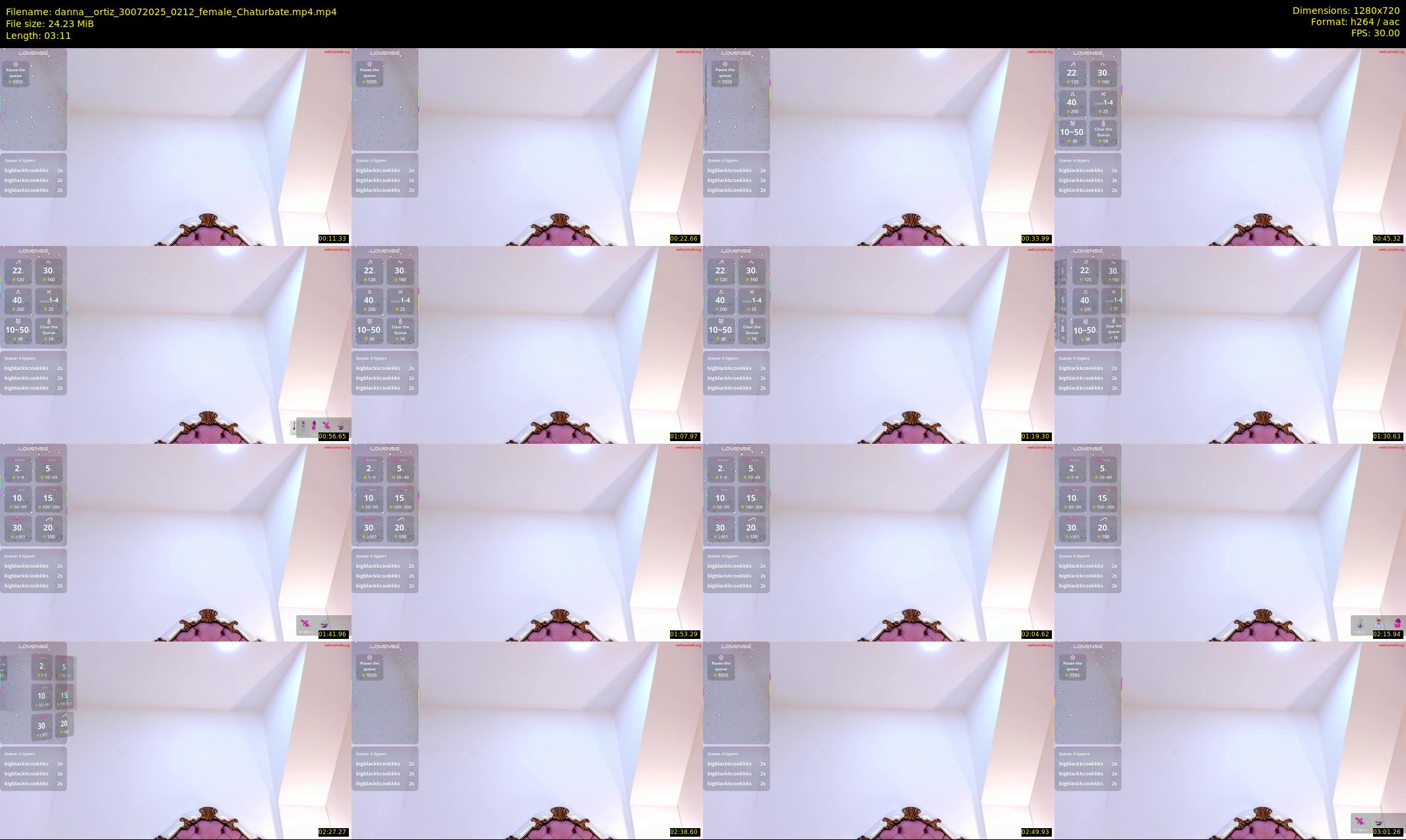 danna__ortiz — 4 minute Chaturbate female cam show recording, 720p, Jul 30, 2025