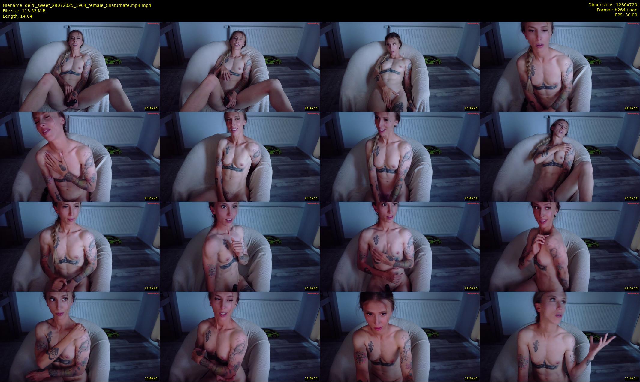 deidi_sweet — 15 minute Chaturbate female cam show recording, 720p, Jul 29, 2025