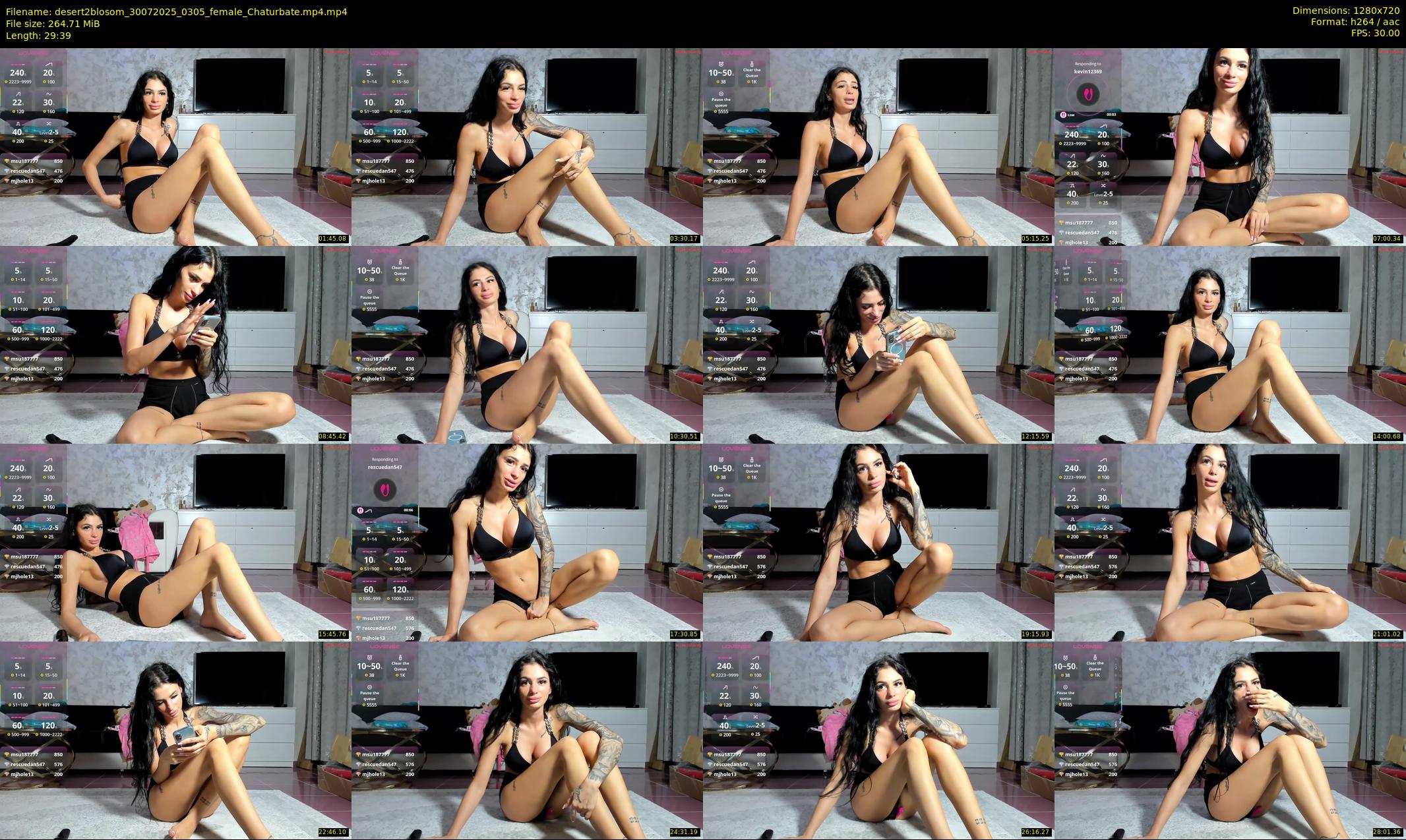 desert2blosom — 30 minute Chaturbate female cam show recording, 720p, Jul 30, 2025