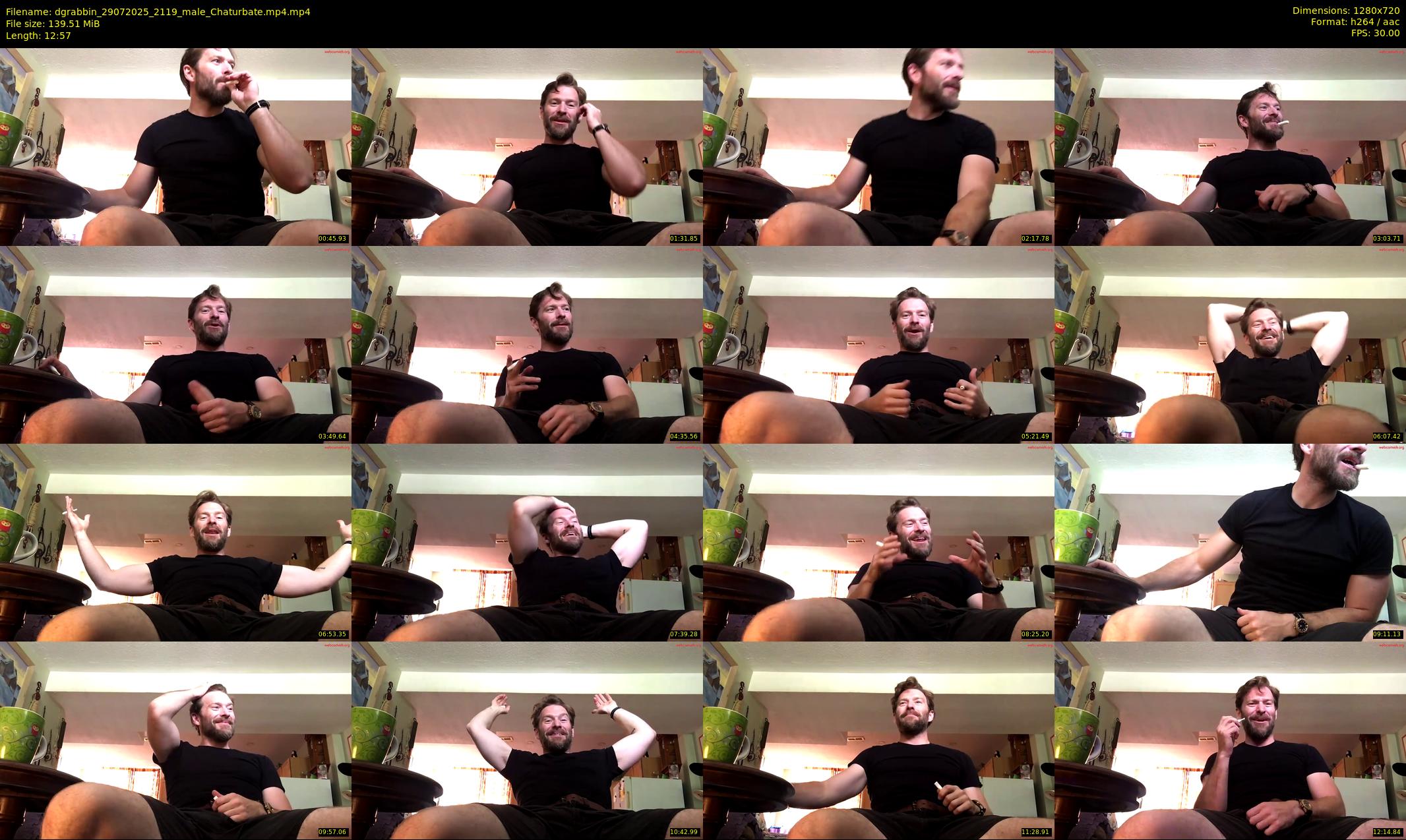 dgrabbin — 13 minute Chaturbate male cam show recording, 720p, Jul 29, 2025