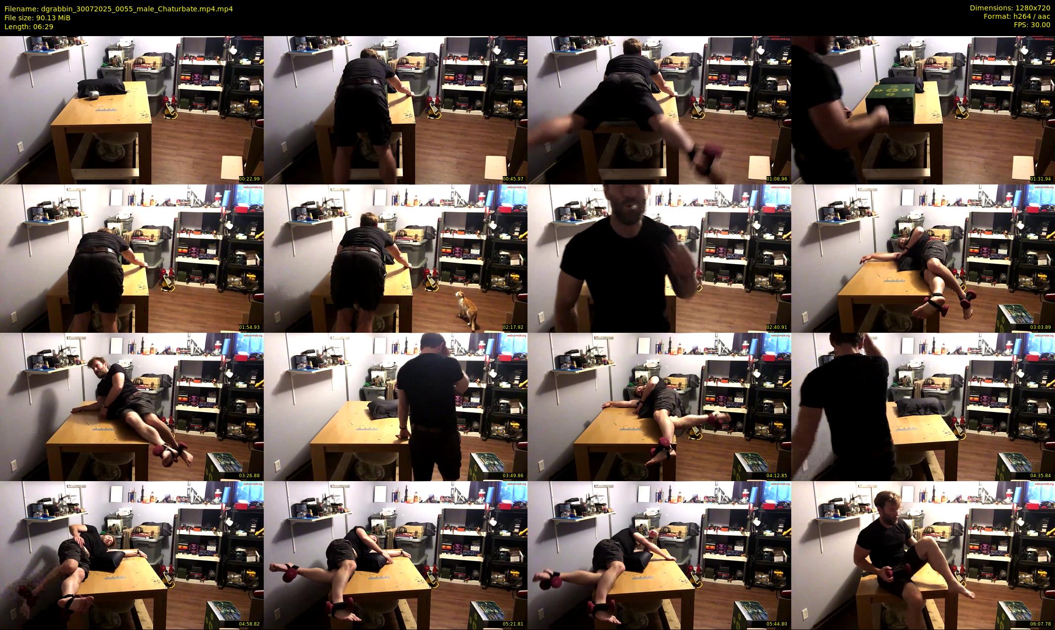 dgrabbin — 7 minute Chaturbate male cam show recording, 720p, Jul 30, 2025