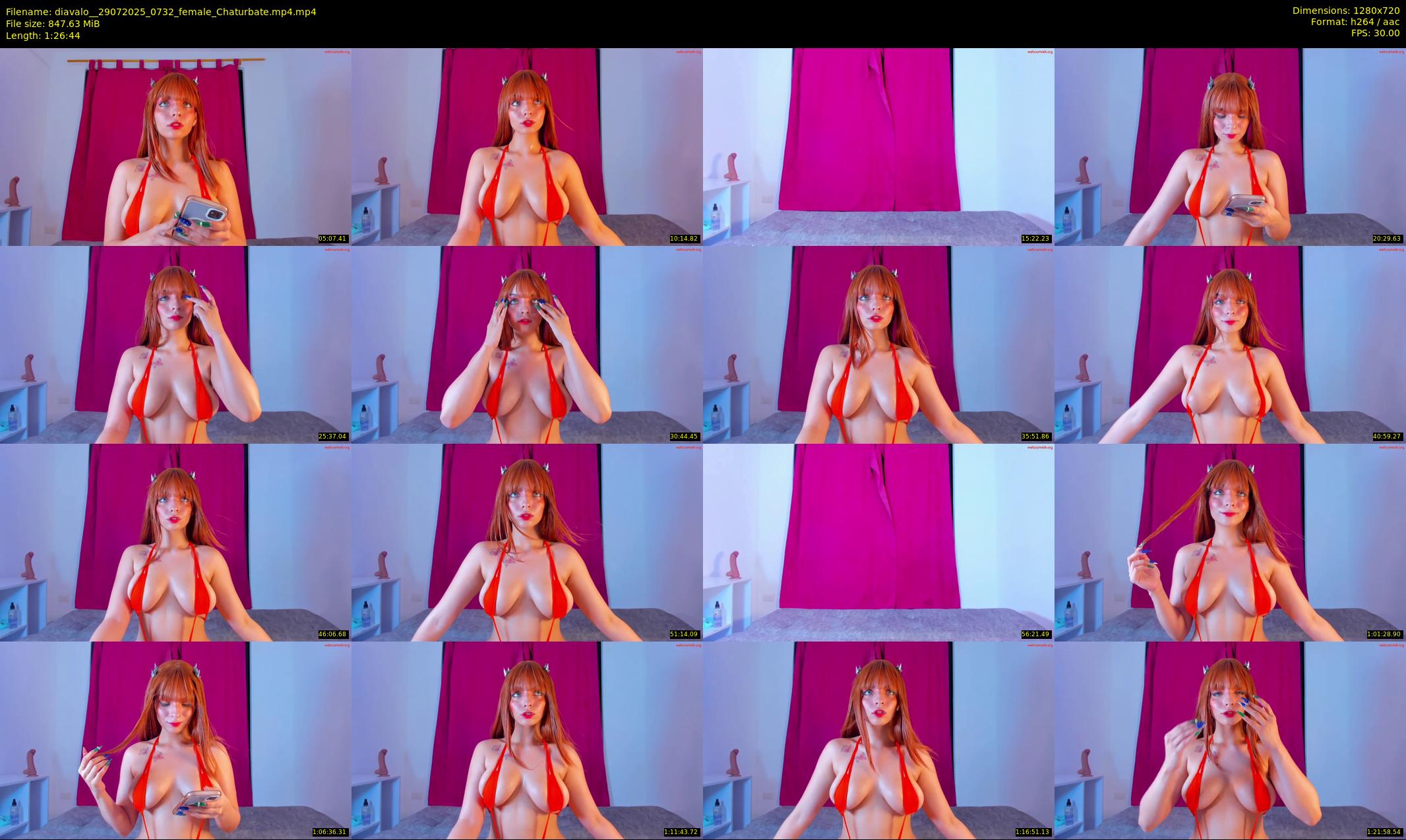 diavalo_ — 87 minute Chaturbate female cam show recording, 720p, Jul 29, 2025
