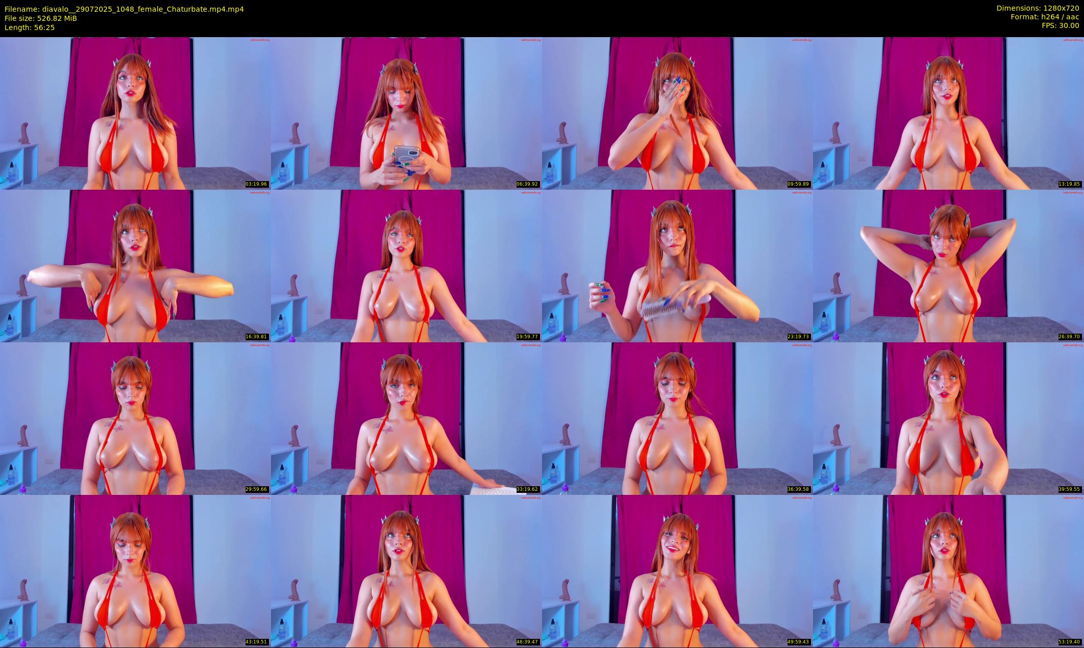 diavalo_ — 57 minute Chaturbate female cam show recording, 720p, Jul 29, 2025