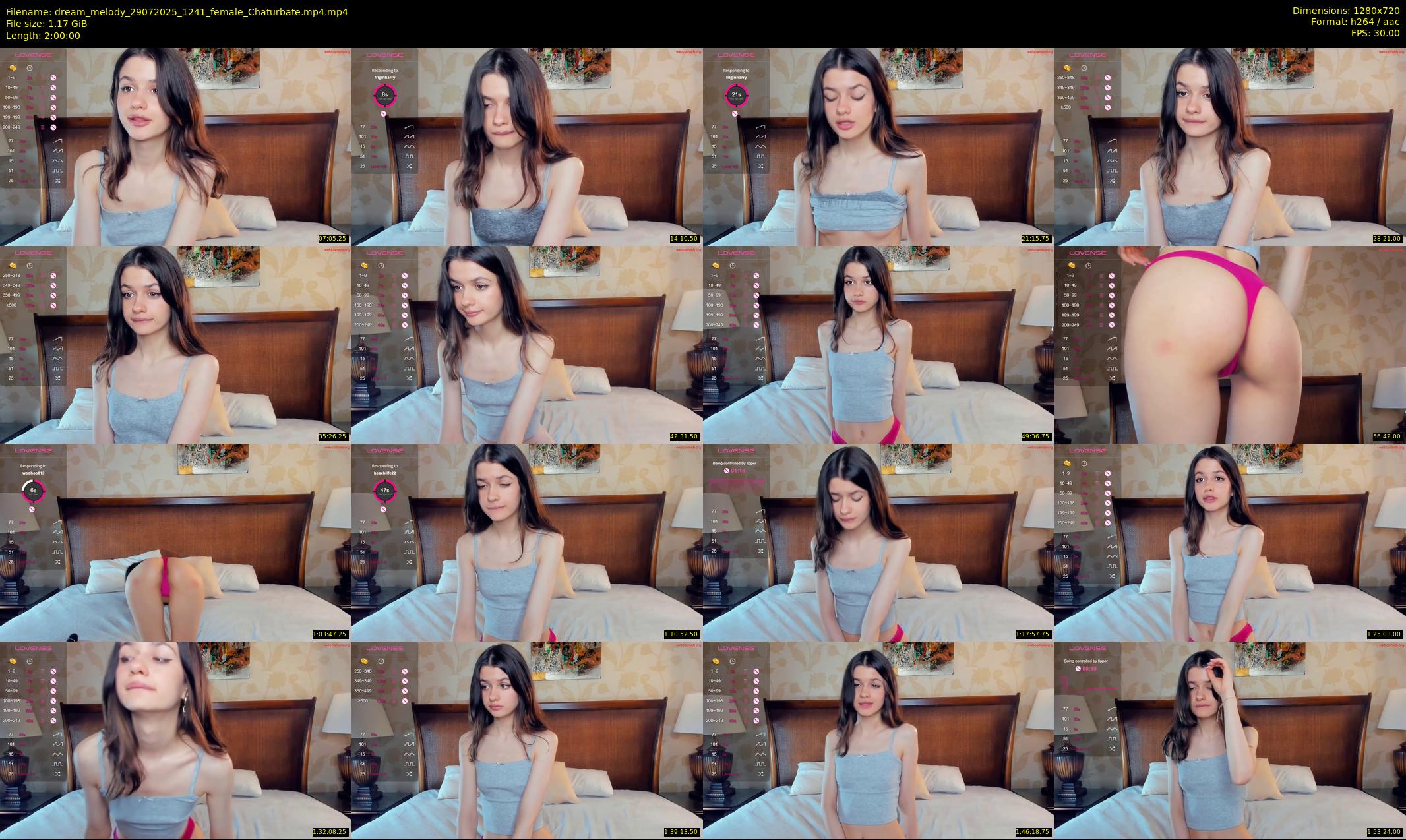 dream_melody — 120 minute Chaturbate female cam show recording, 720p, Jul 29, 2025
