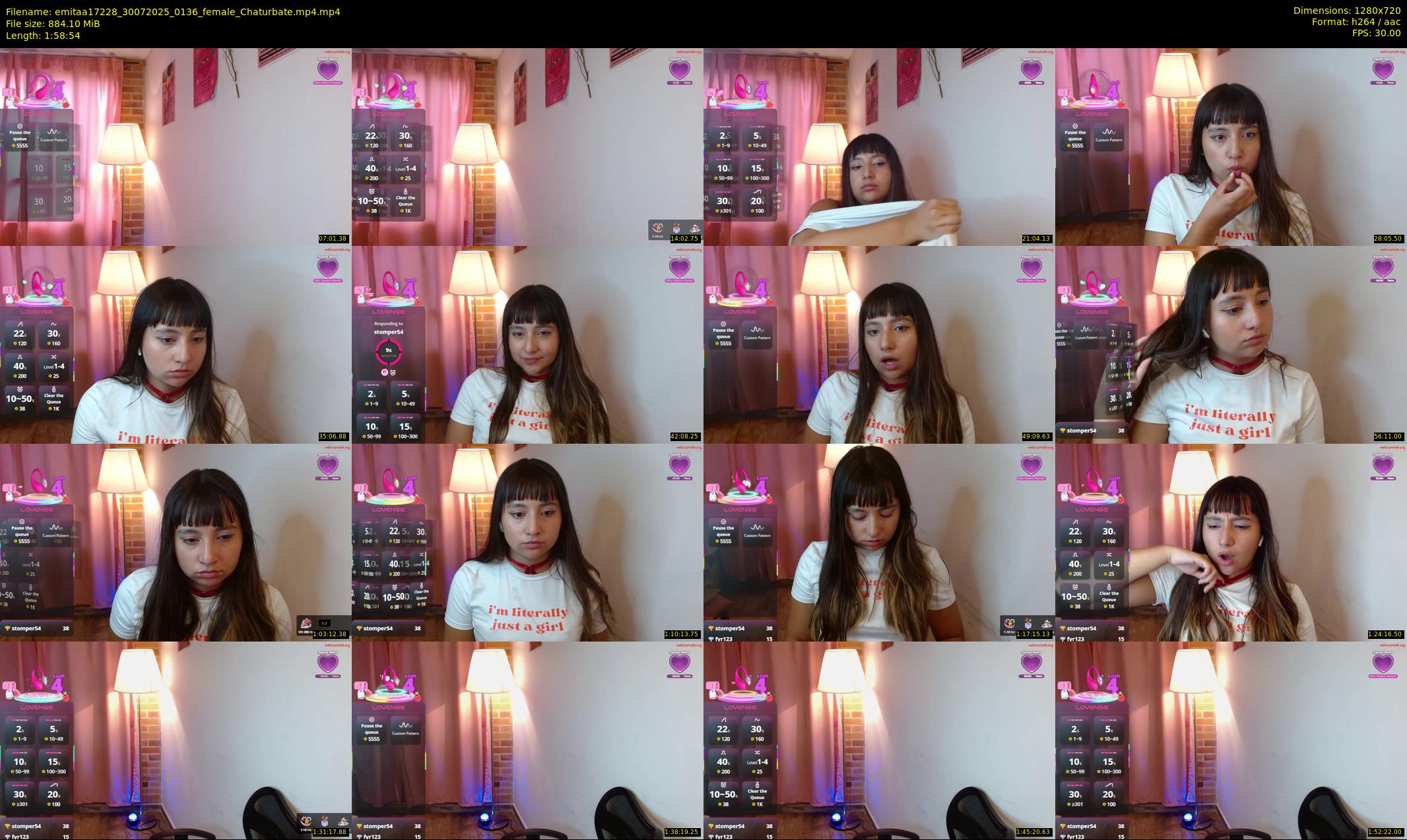 emitaa17228 — 119 minute Chaturbate female cam show recording, 720p, Jul 30, 2025